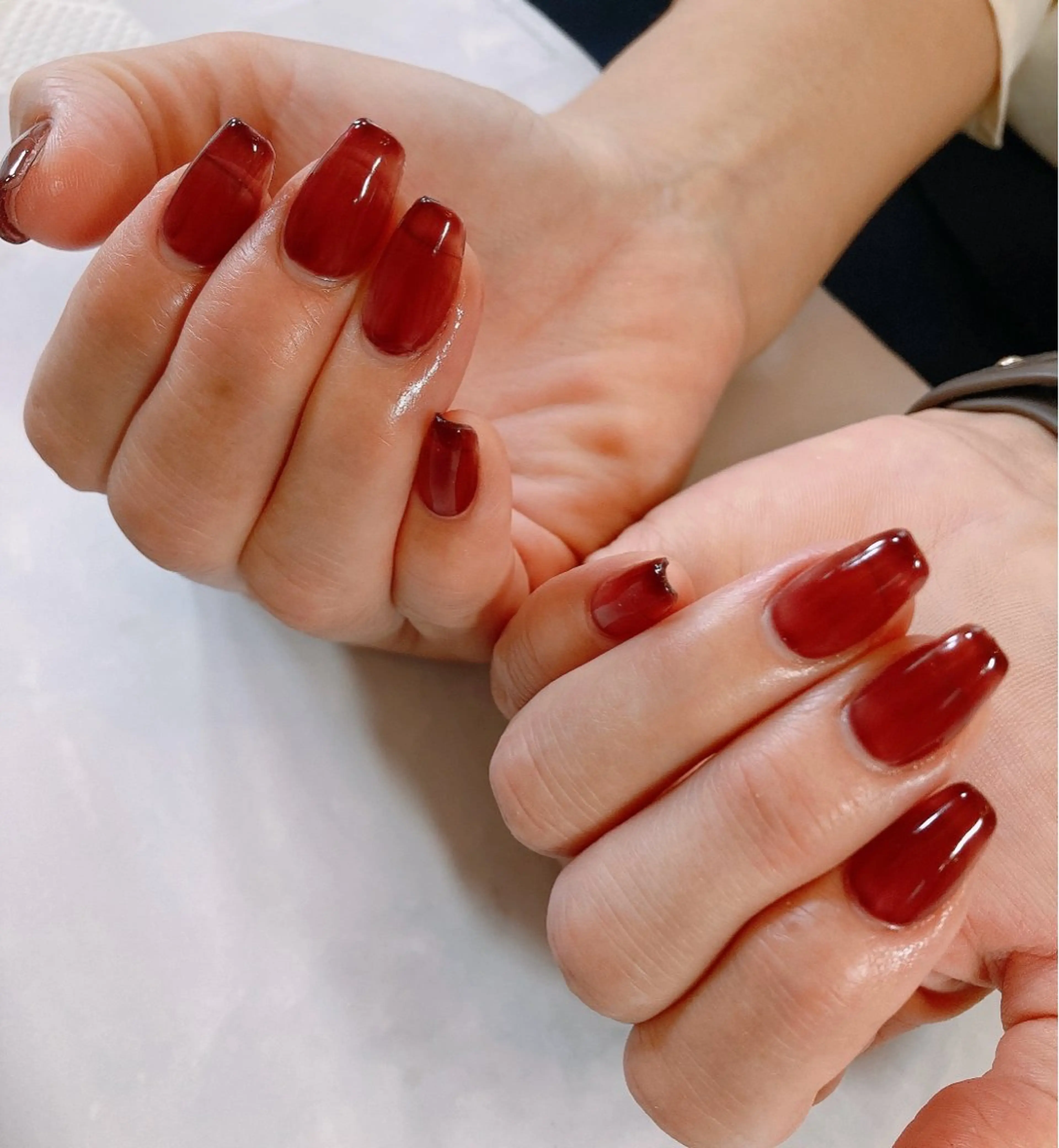 ネイル BURGUNDY keikoのネイルデザイン