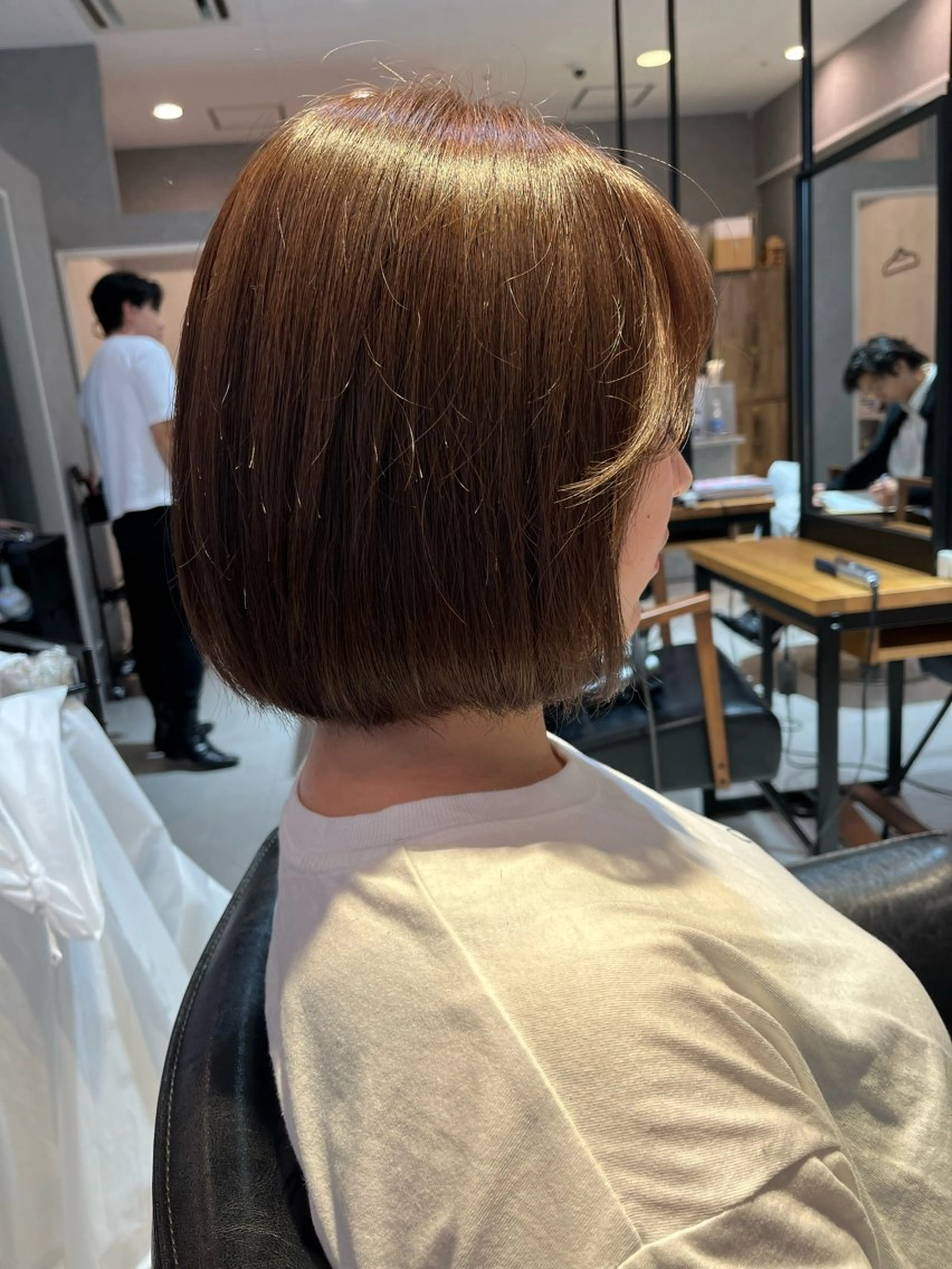 ショート ボブ 顔まわりレイヤー 顔周りカット レイヤーカット Baleine ♡⃛野口麻衣♡⃛のヘアスタイル