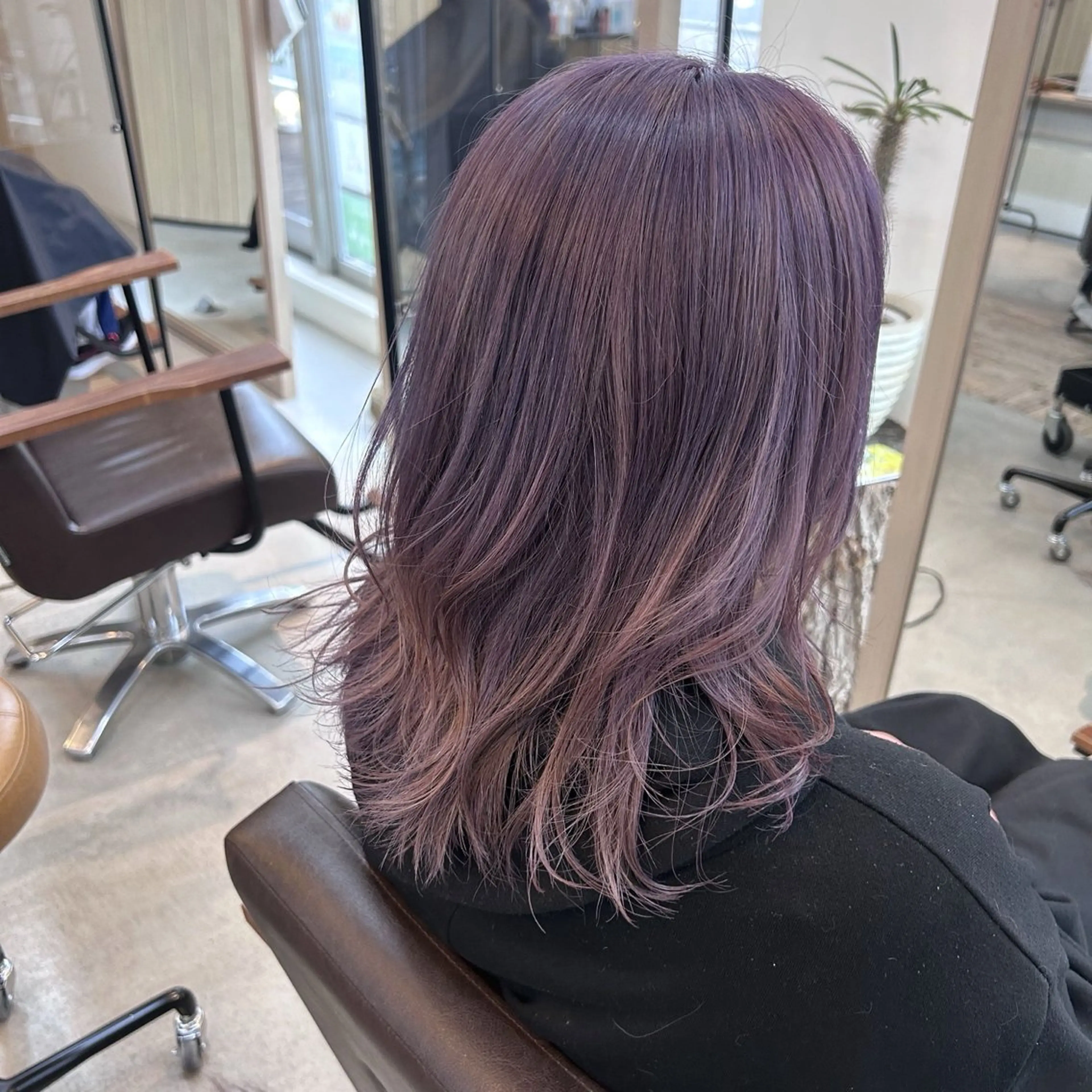 ミディアム ヘアカラー kachina所属・綿貫 美雪のヘアスタイル