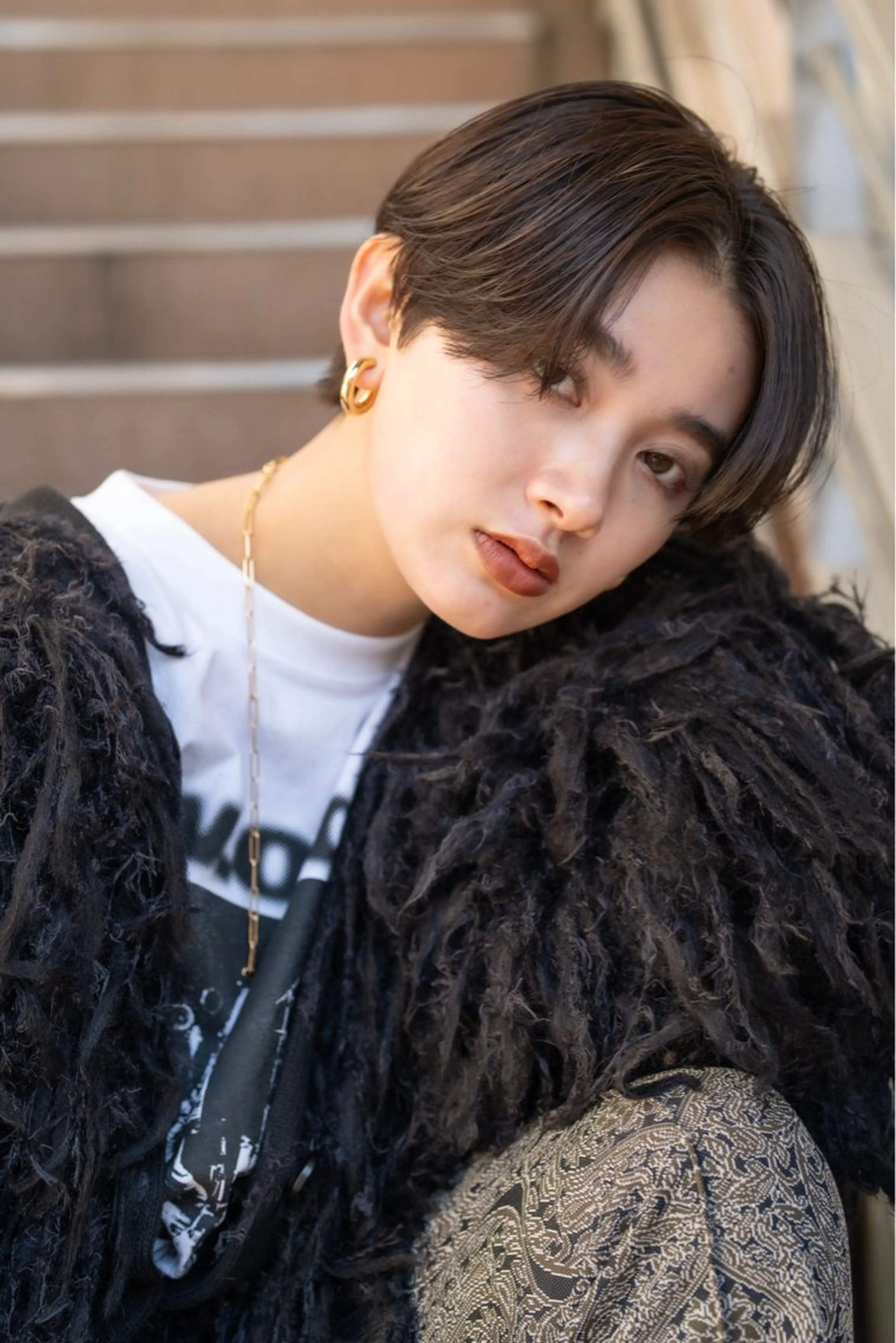 カラー 薄井 稜太のヘアスタイル