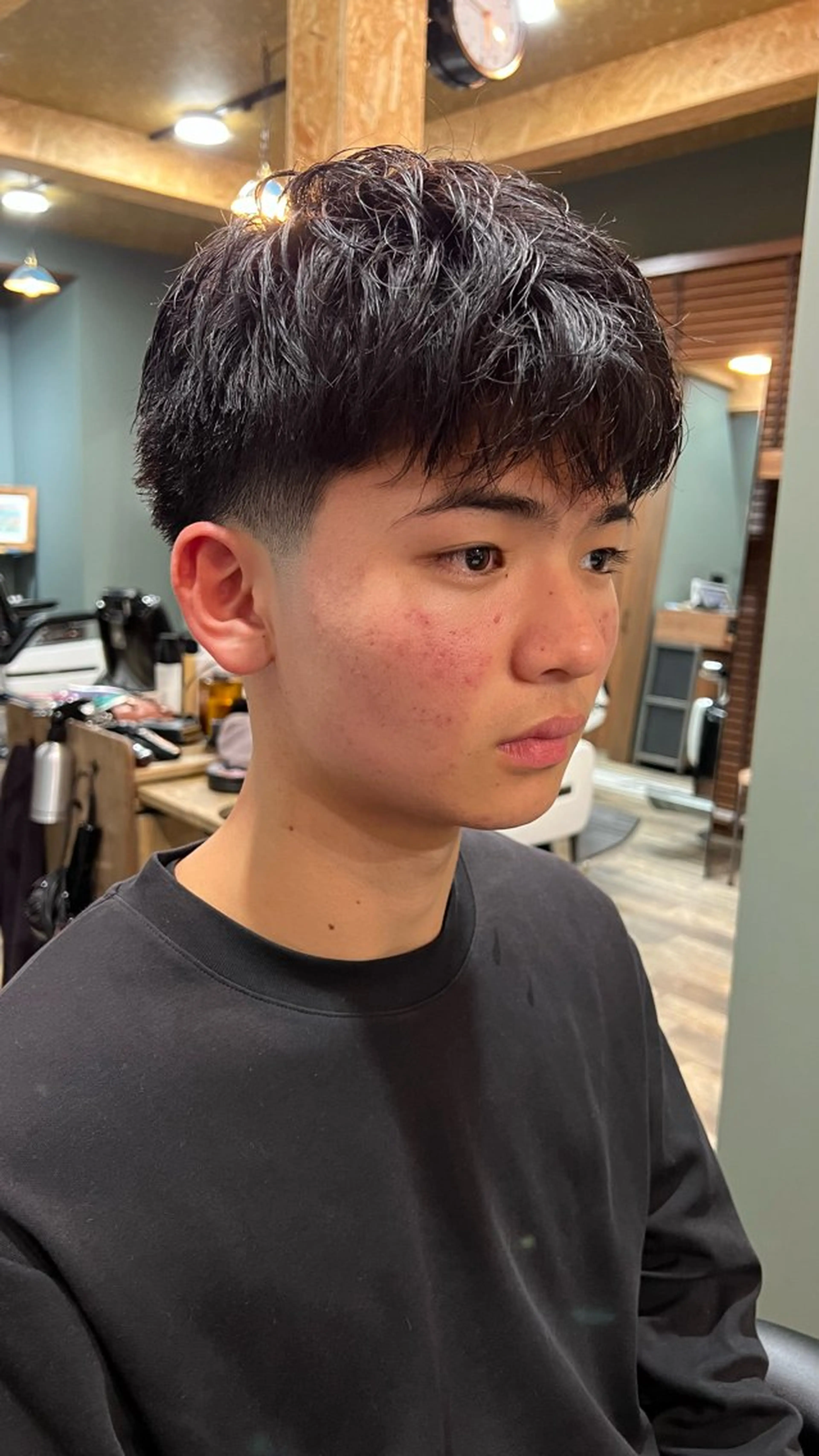 ショート メンズ 荻沼 快のヘアスタイル