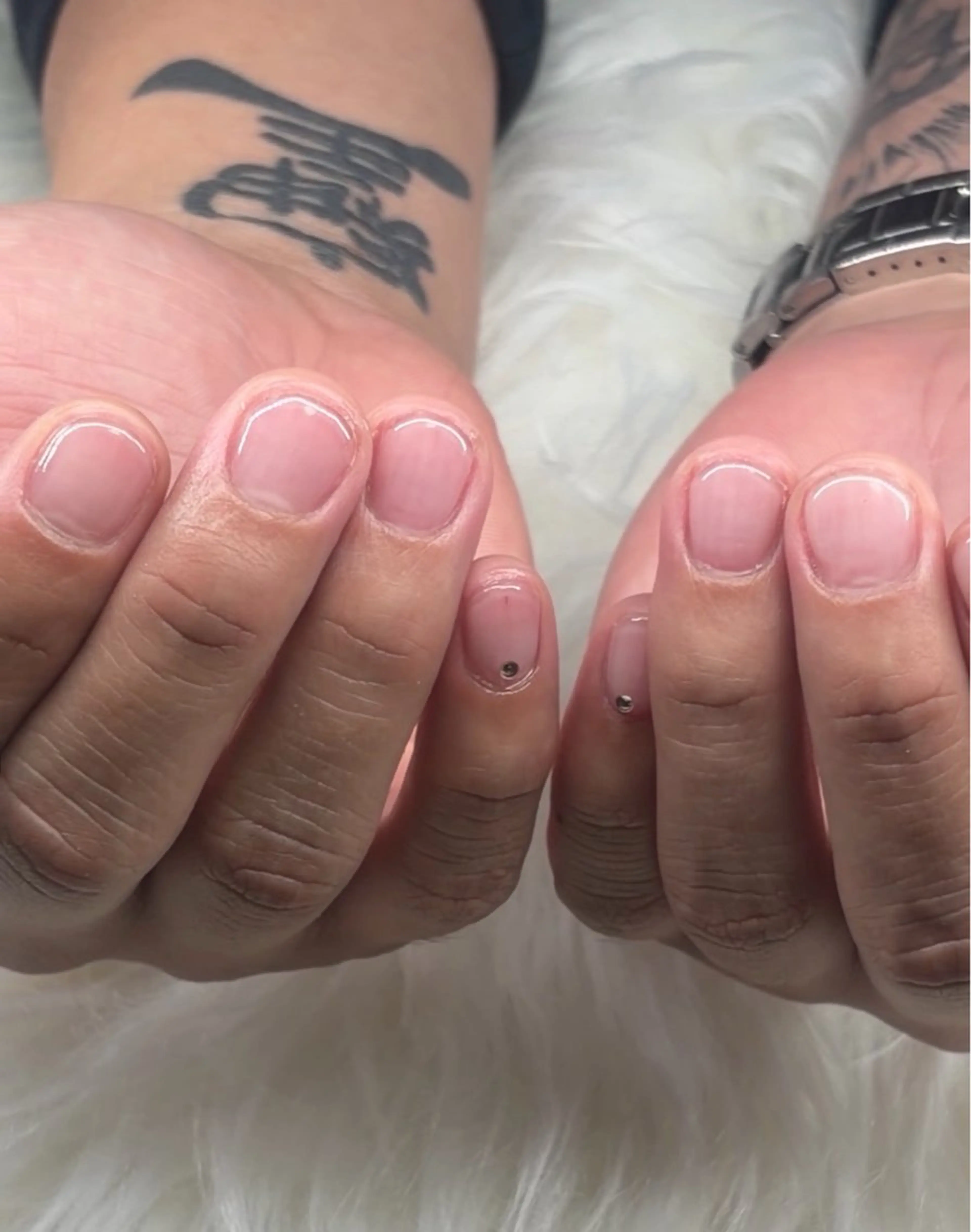 ネイル クリアネイル メンズネイル e.b.mimi Wakanaのネイルデザイン