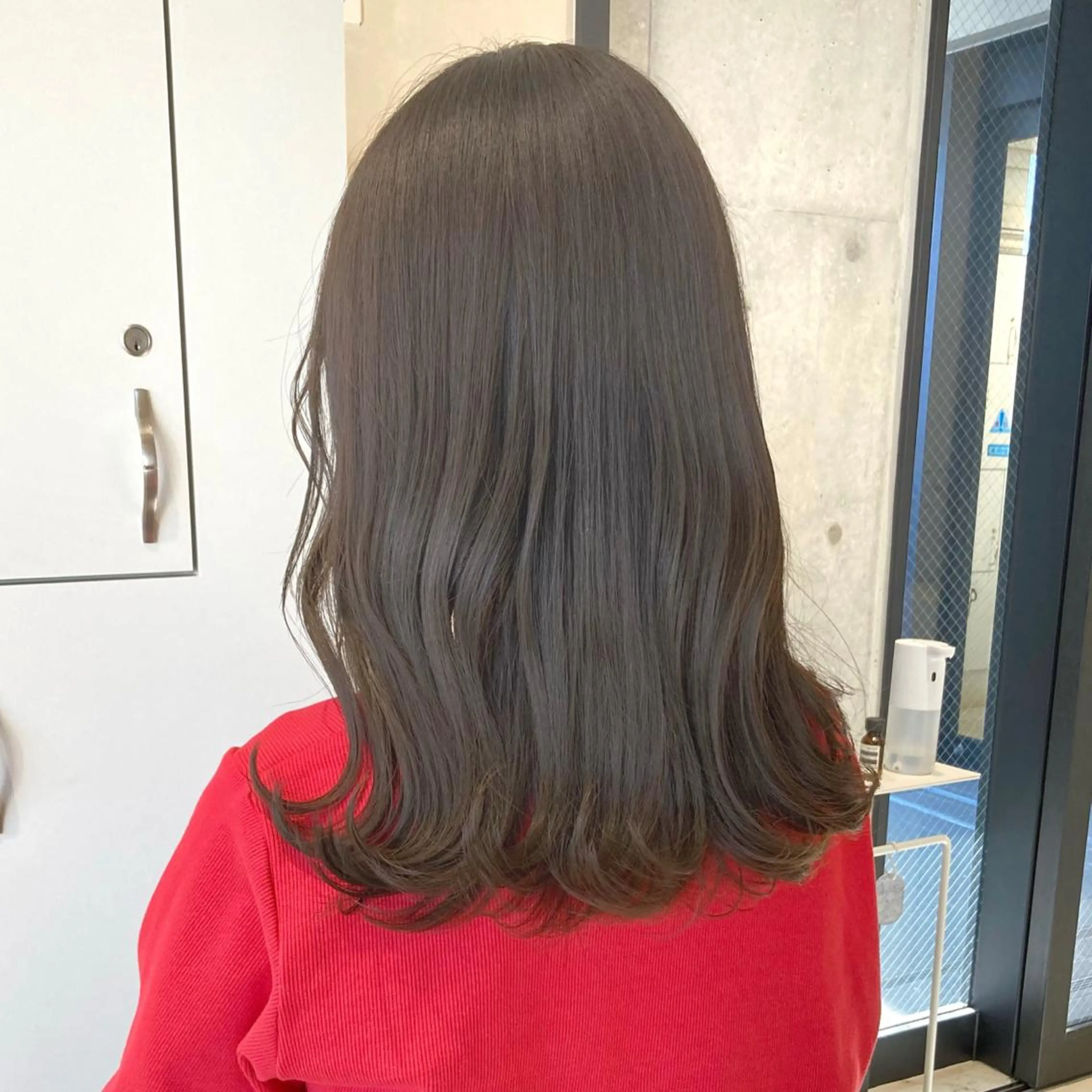 ミディアム カラー 透明感カラー 髪質改善 トリートメント MURANAKA RYOのヘアスタイル