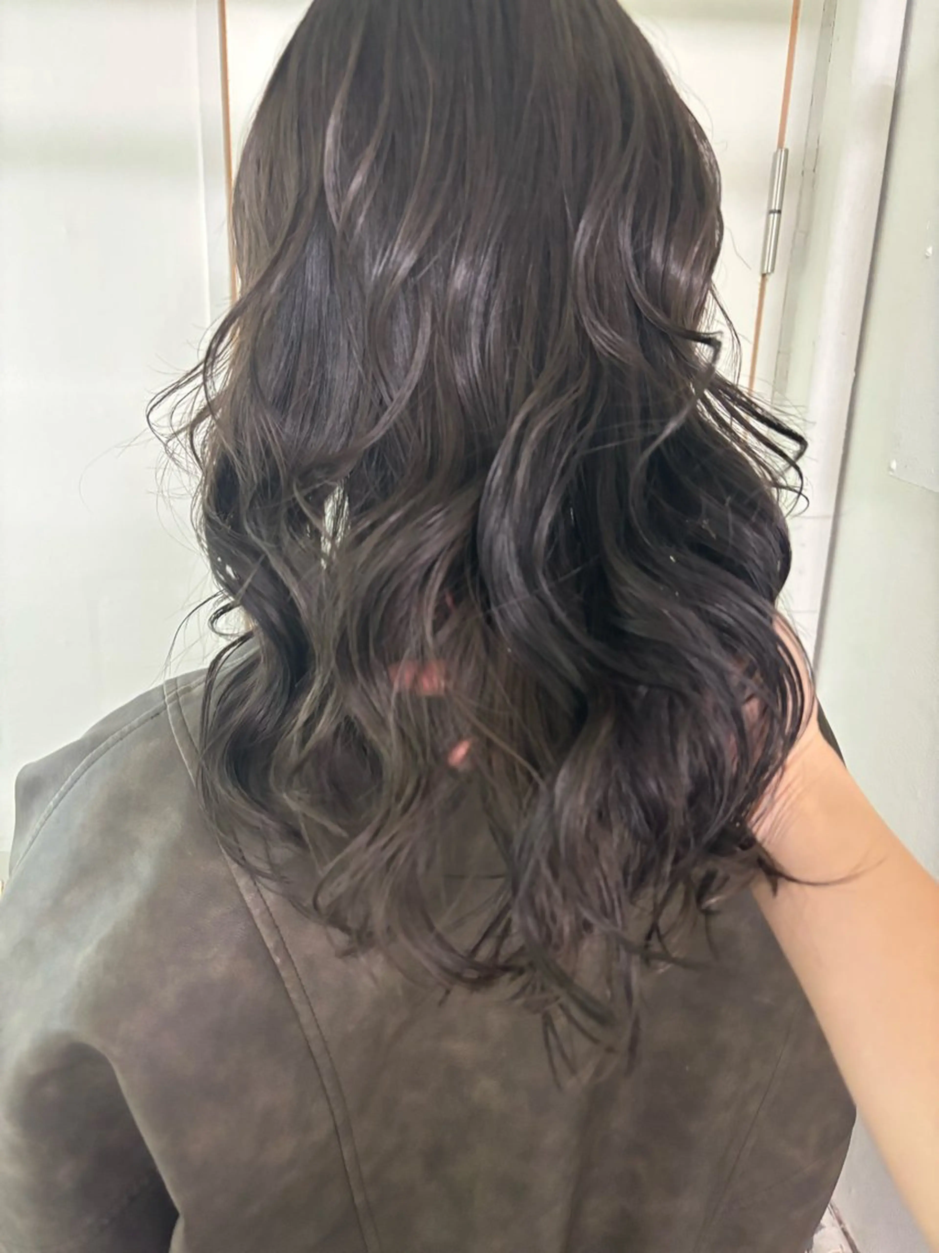 ミディアム カラー ヘアアレンジ カット ヘアカラー トリートメント 💟Opus/ Mizuki🐕💟のヘアスタイル