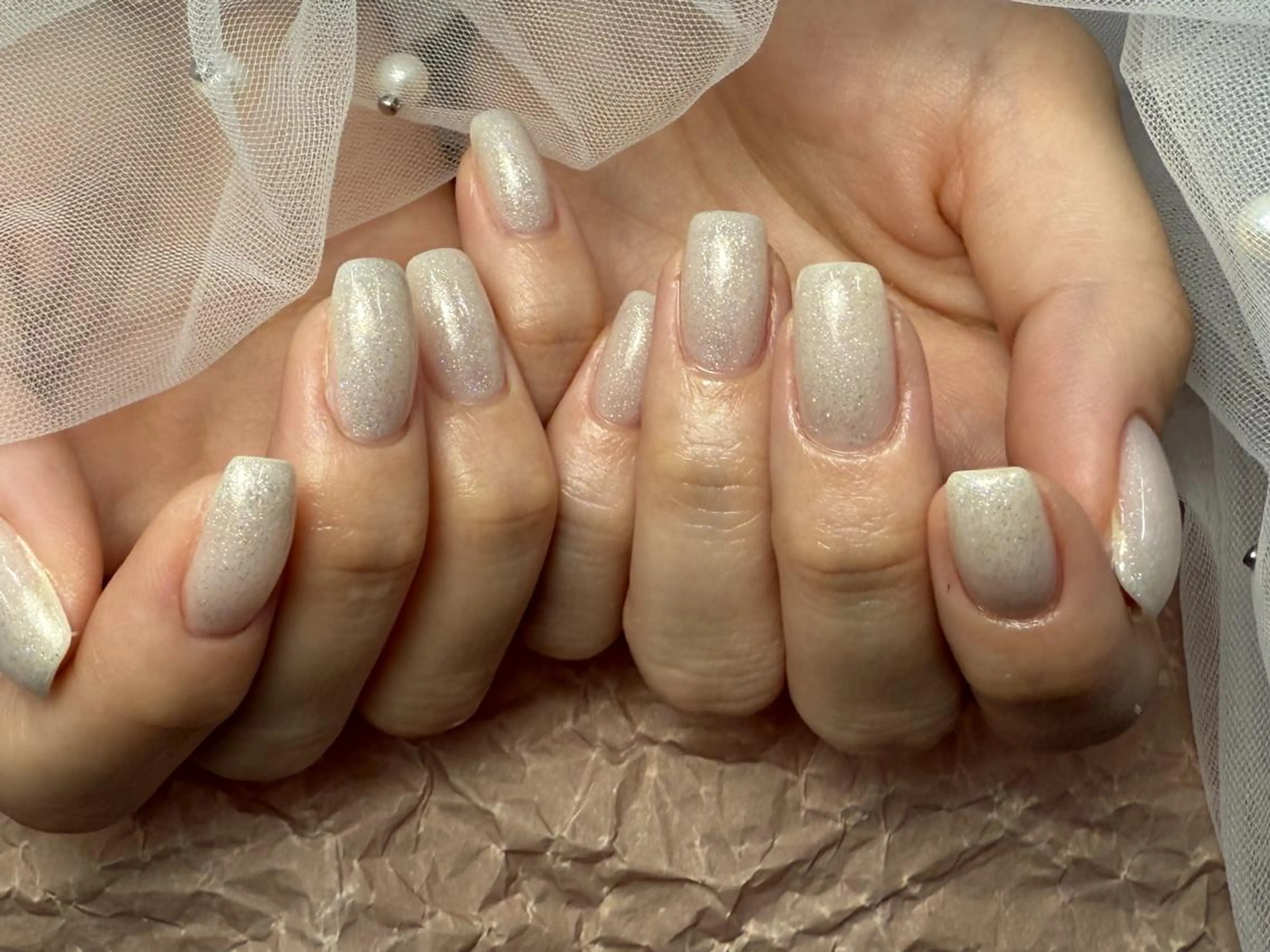 ネイル ラメ(グリッター) シンプルネイル ハンドネイル ToliyDeliy Nail Salonのネイルデザイン