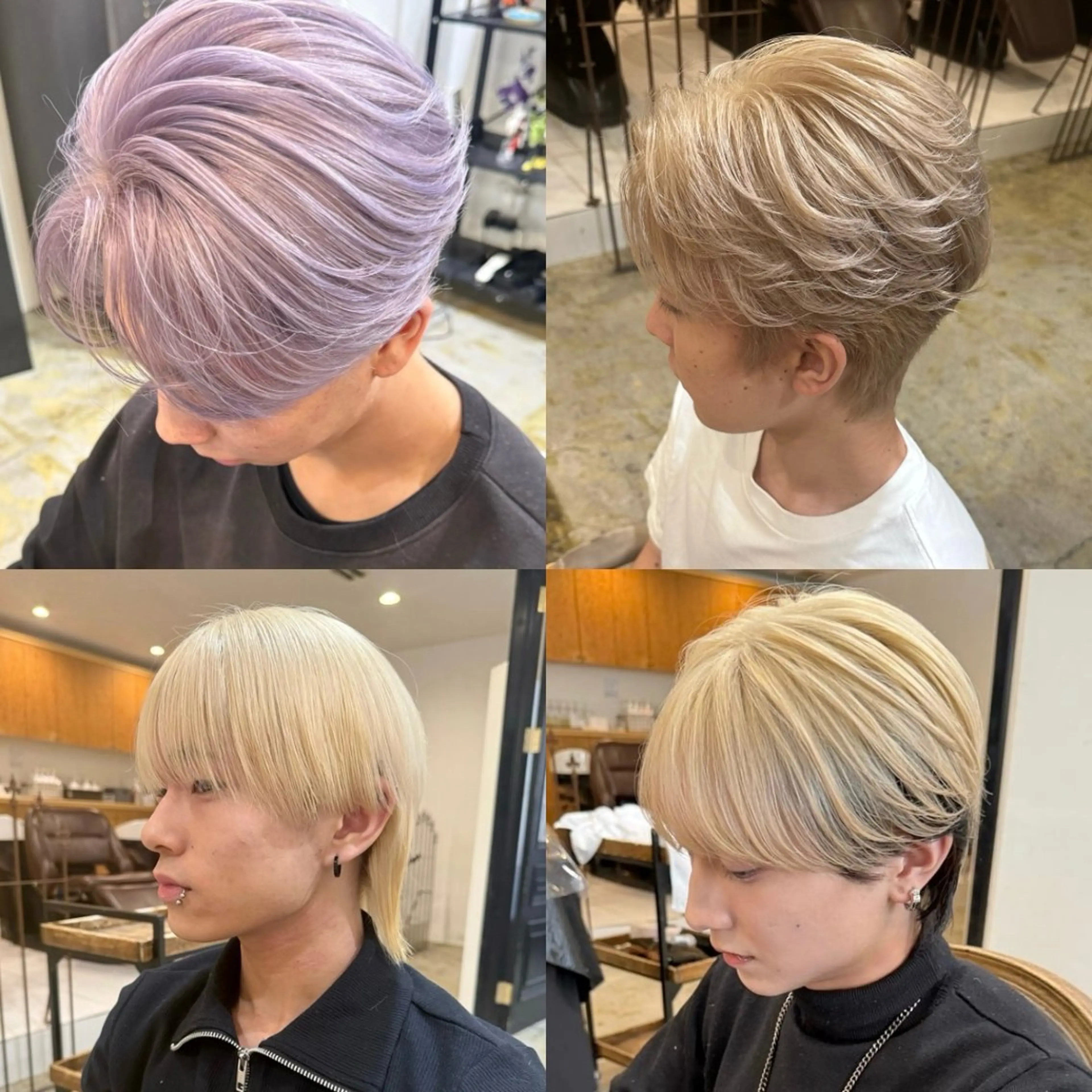 カラー メンズ ヘアカラー カットカラー特化✨ 三宅陸斗のヘアスタイル