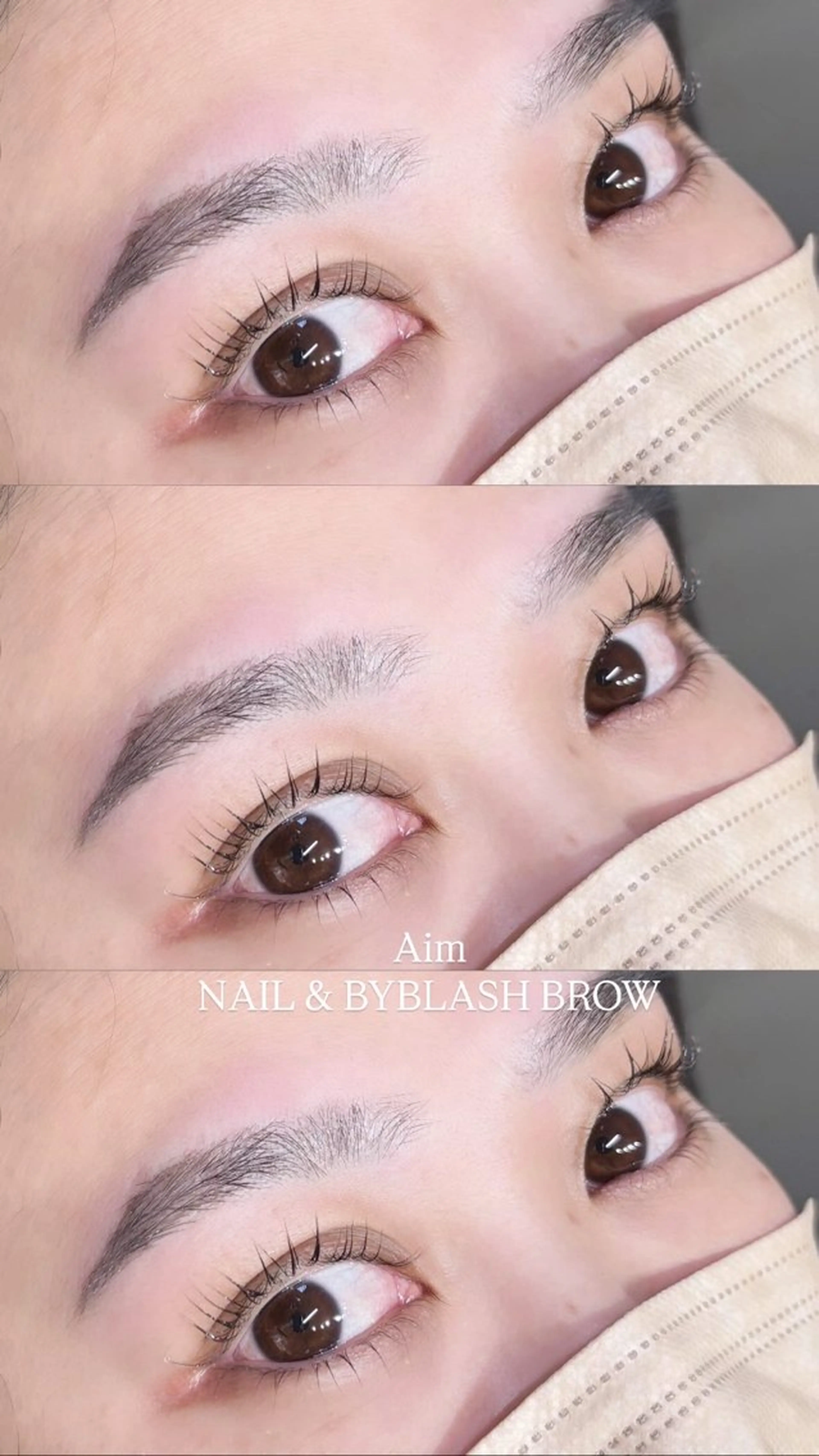 マツエク・マツパ ナチュラル パリジェンヌラッシュリフト 下まつげエクステ マツパ タケダ ハナのマツエク・マツパデザイン