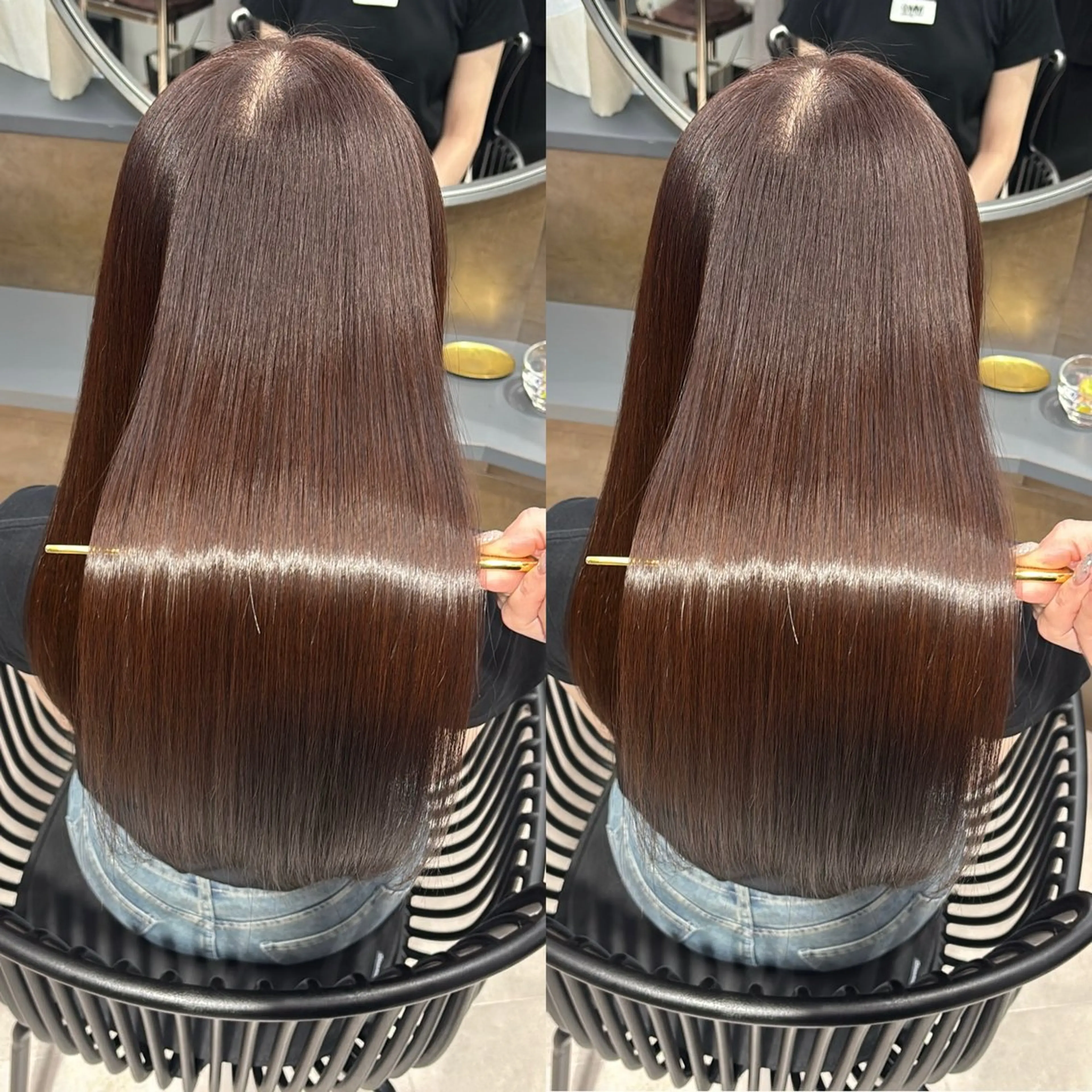 ロング カット ヘアカラー 縮毛矯正 トリートメント 新宿No.1艶髪矯正 美艶カラー/FUKAのヘアスタイル