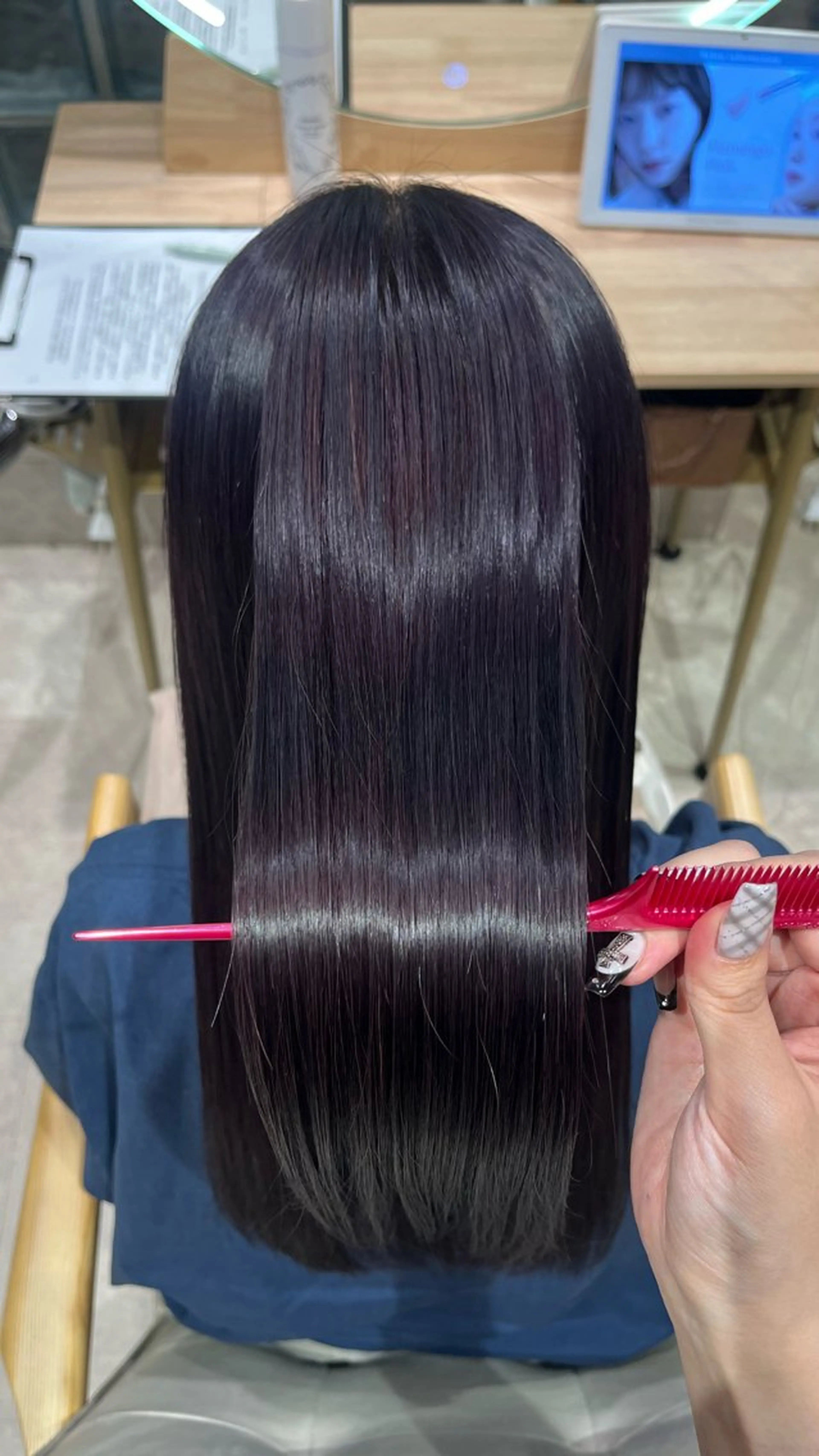 ロング カラー ヘアカラー トリートメント 🎀暖色カラー/ ハナ🎀のヘアスタイル