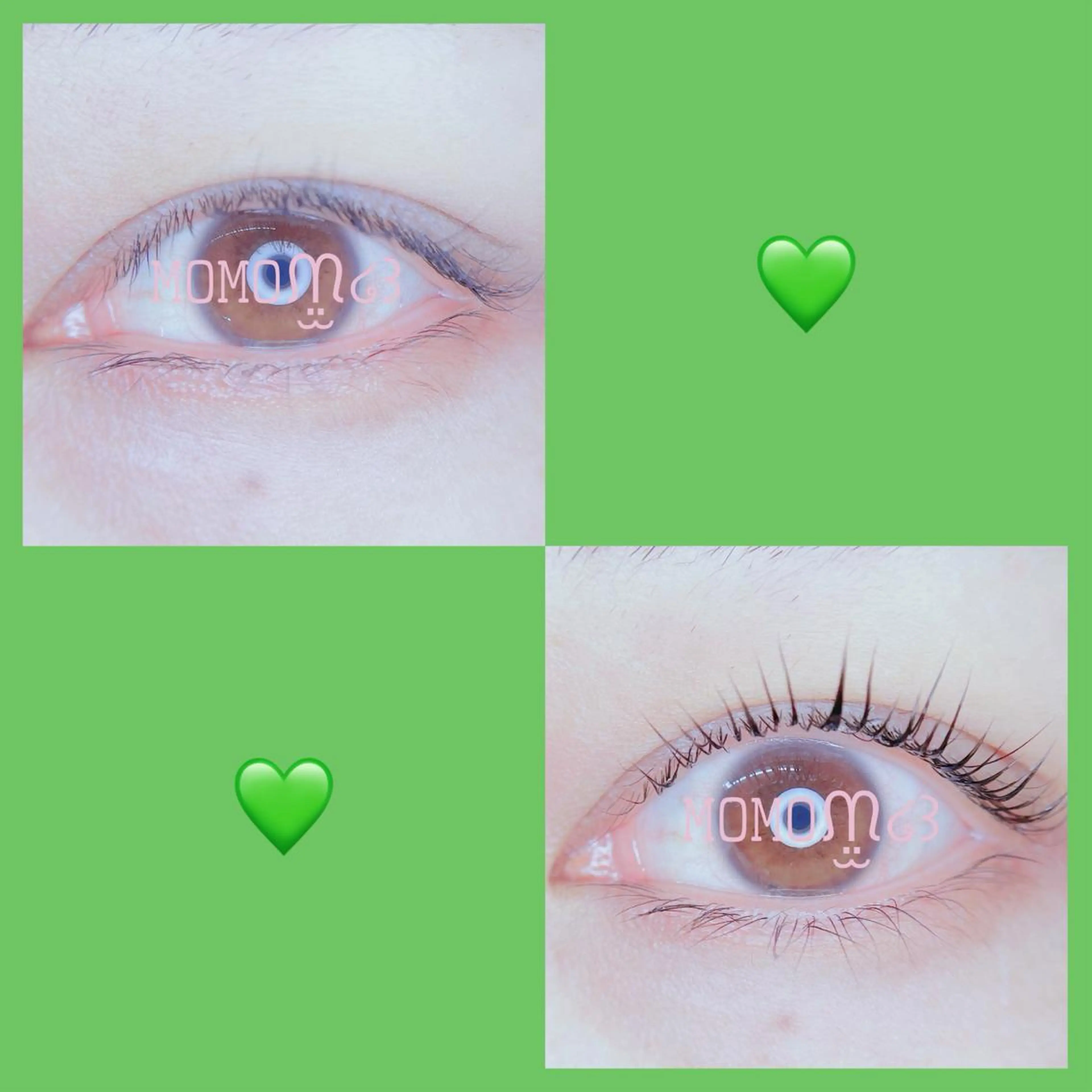 マツエク・マツパ フラットラッシュ ナチュラル パリジェンヌラッシュリフト 下まつげエクステ 一重×まつ毛パーマ モテデザインのプロ モモ🍑のマツエク・マツパデザイン