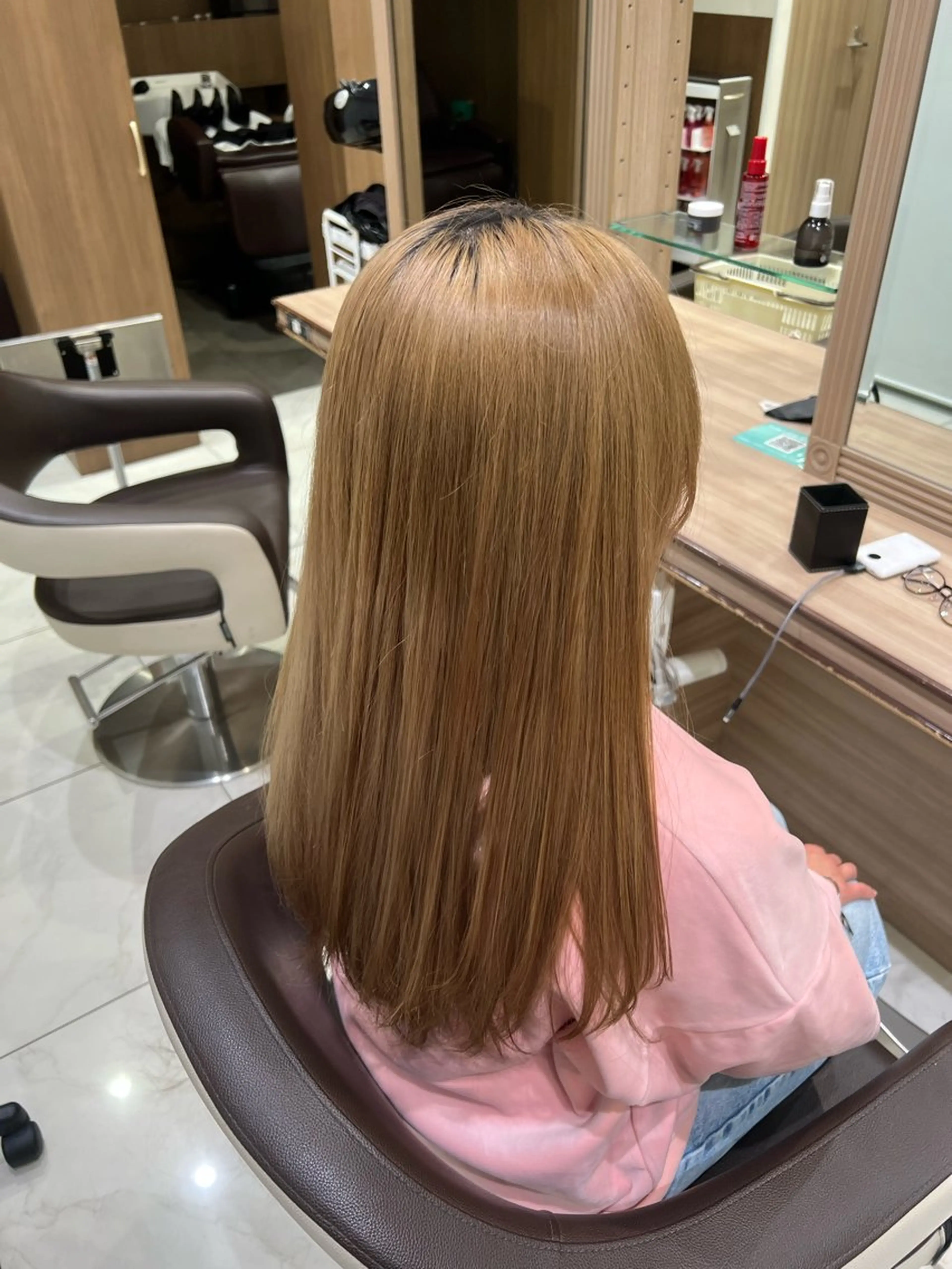 カラー ✨髪質改善カラー 佐藤怜央✨のヘアスタイル