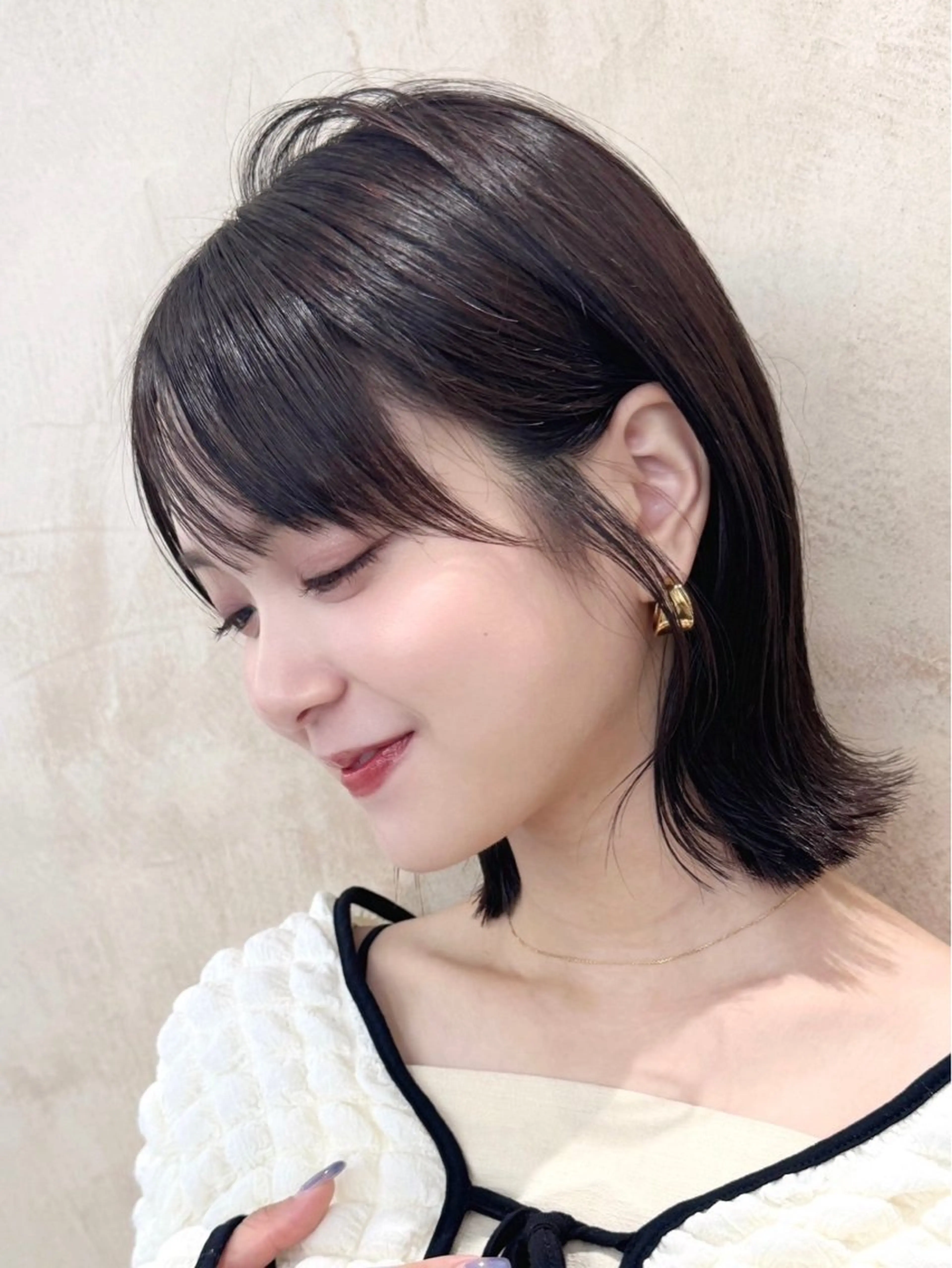 カラー ヘアカラー トリートメント 紅葉☘ ̖́- /似合わせカットのヘアスタイル