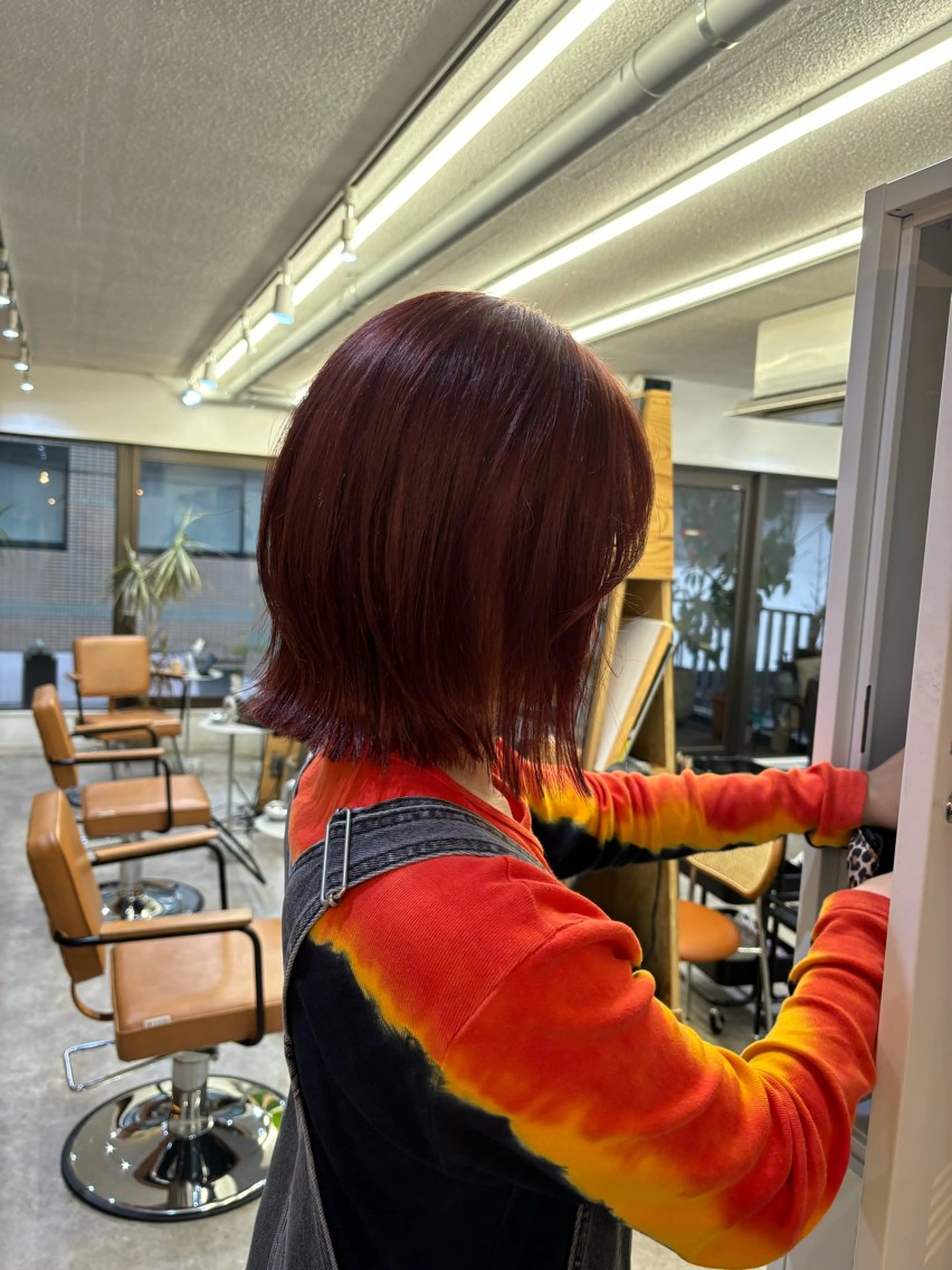 ミディアム カラー ヘアカラー sakura🌸 レイヤー/韓国ヘアのヘアスタイル