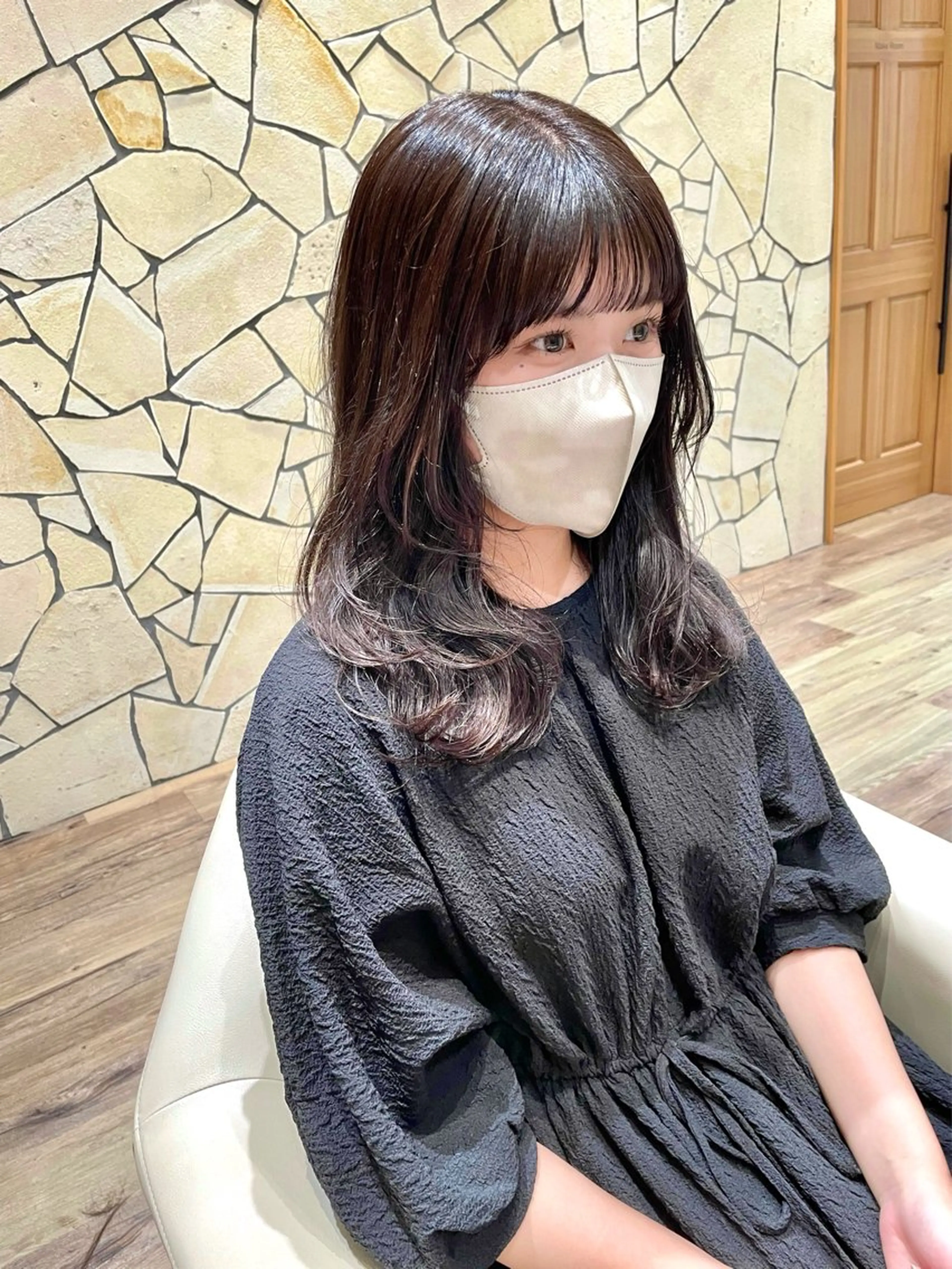 ロング カラー レイヤーカット ktwo/難波 /似合わせ/木浦のヘアスタイル