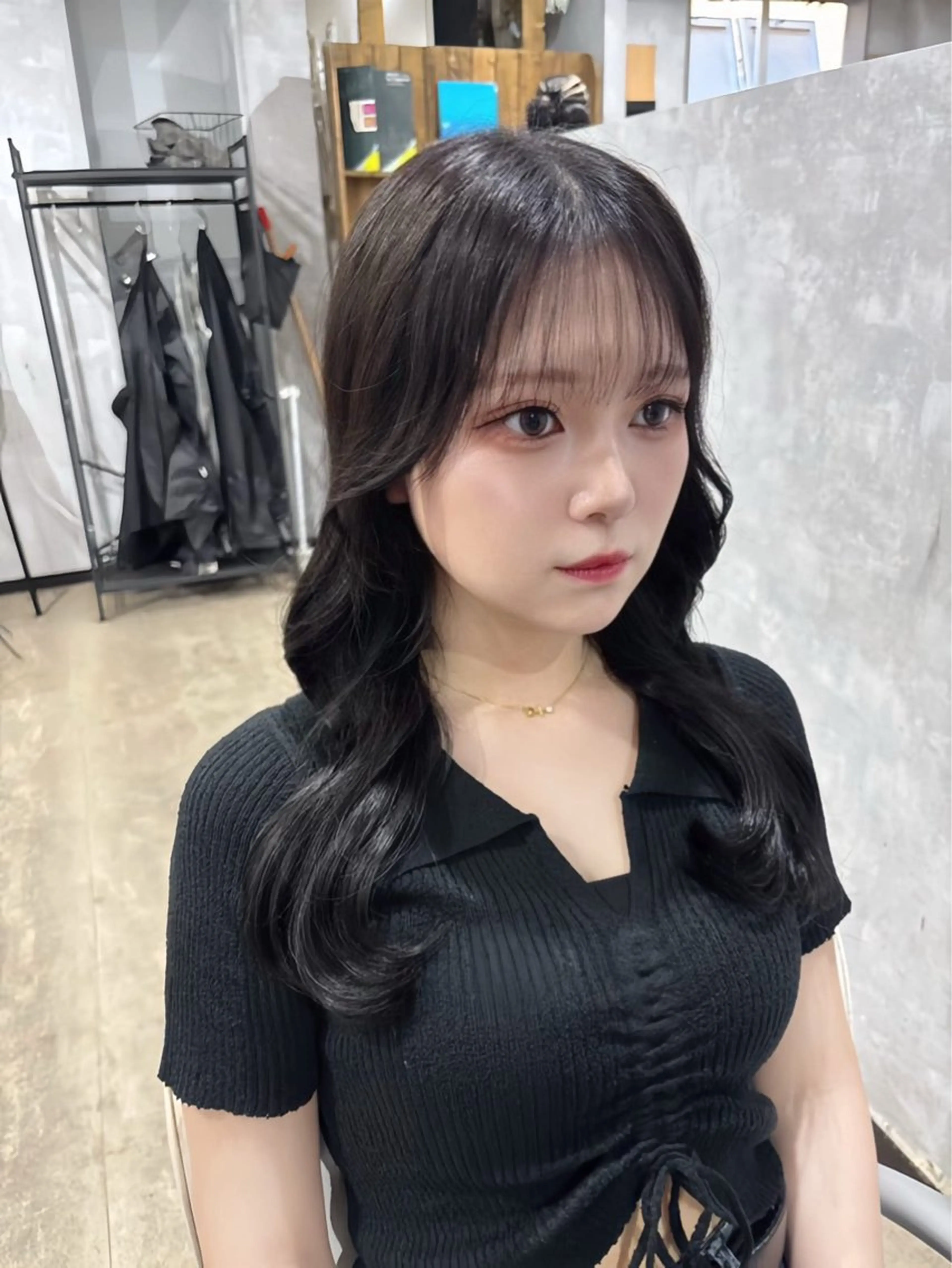 カラー 顔まわり/W カラー/リョウのヘアスタイル