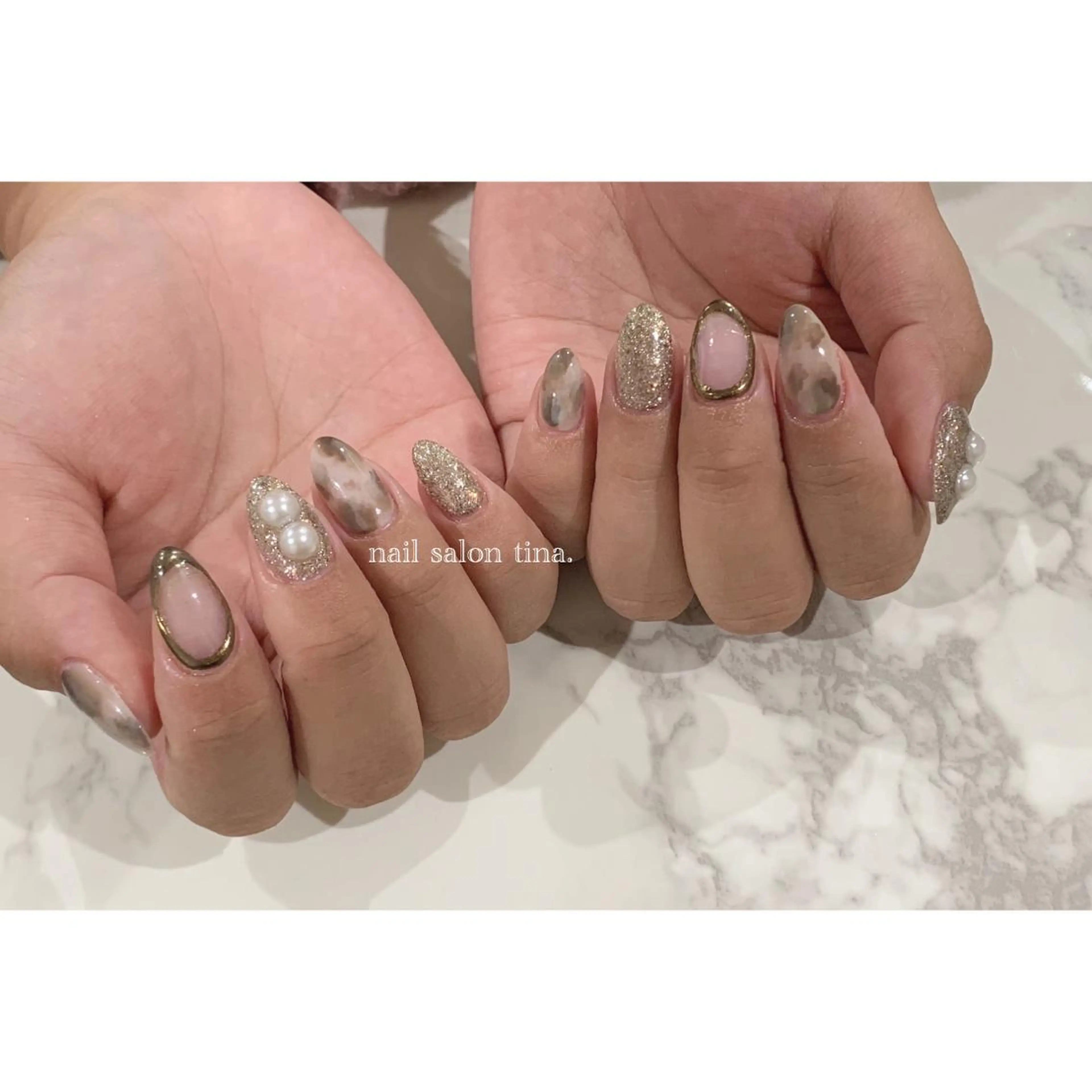 ネイル nail salon tina.所属・中山 はづきのネイルデザイン