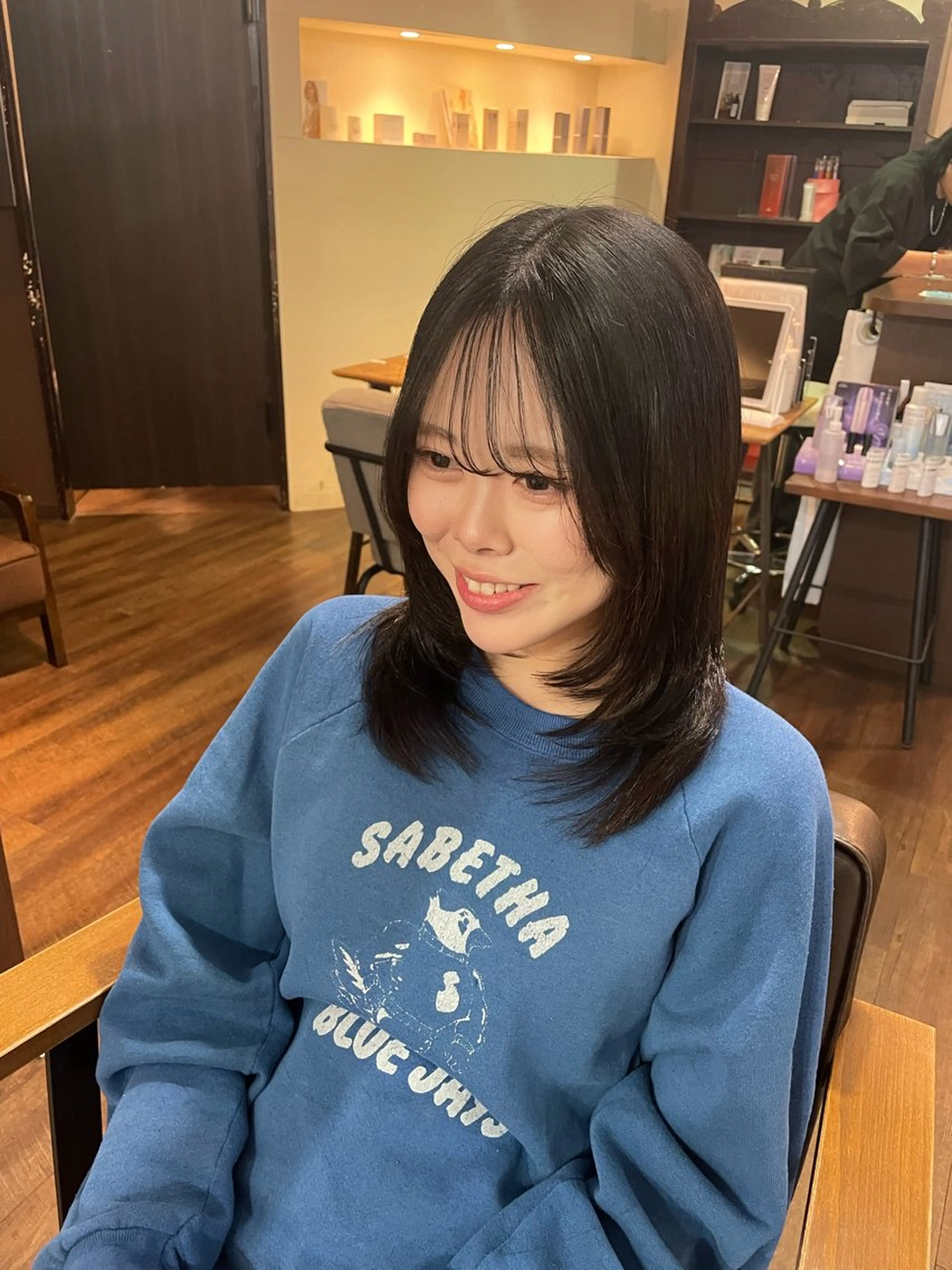 ミディアム カット 結衣 髪質改善モデル募集中のヘアスタイル