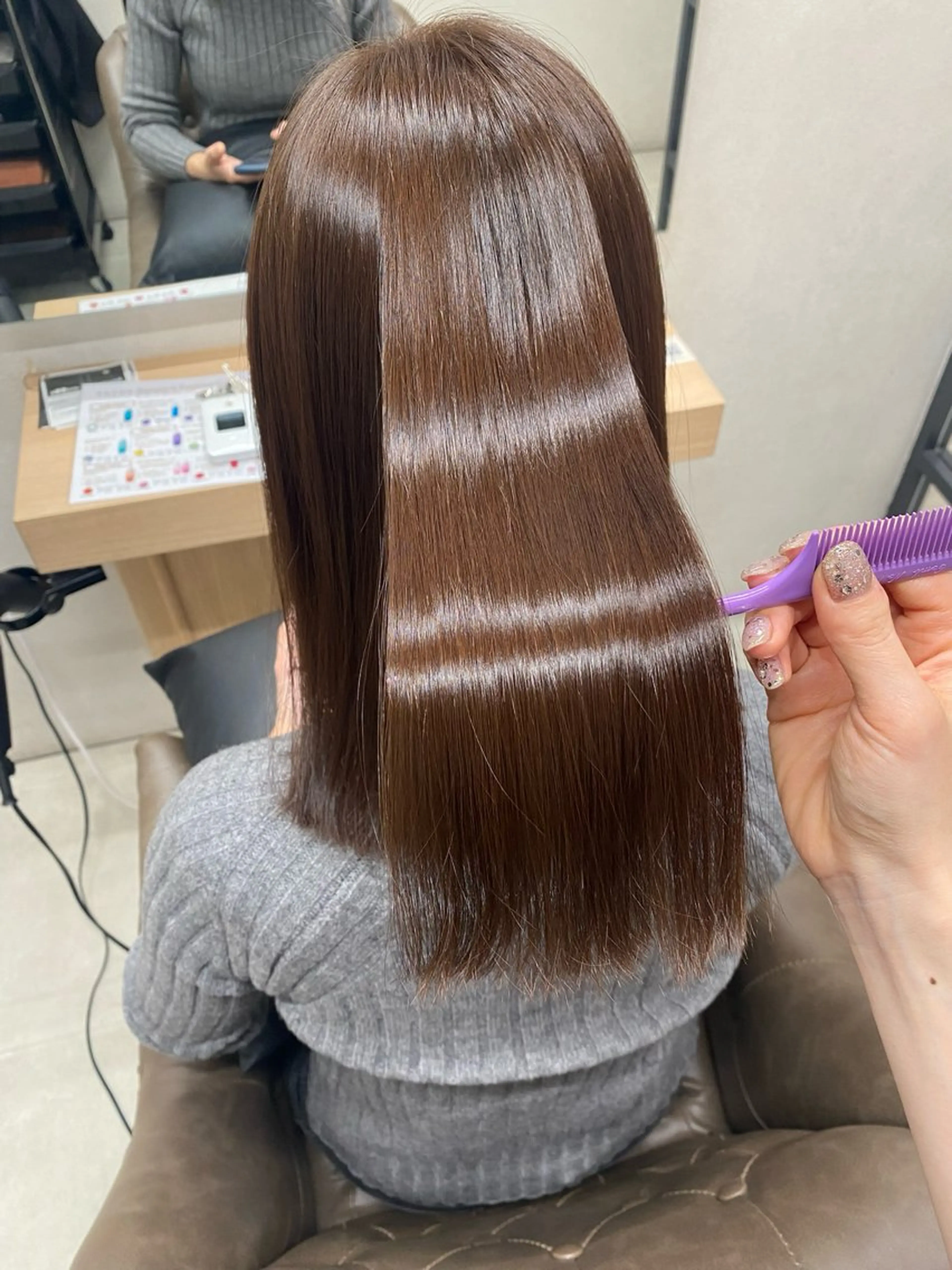 セミロング カット ヘアカラー トリートメント HARUKA🍒 toccaのヘアスタイル