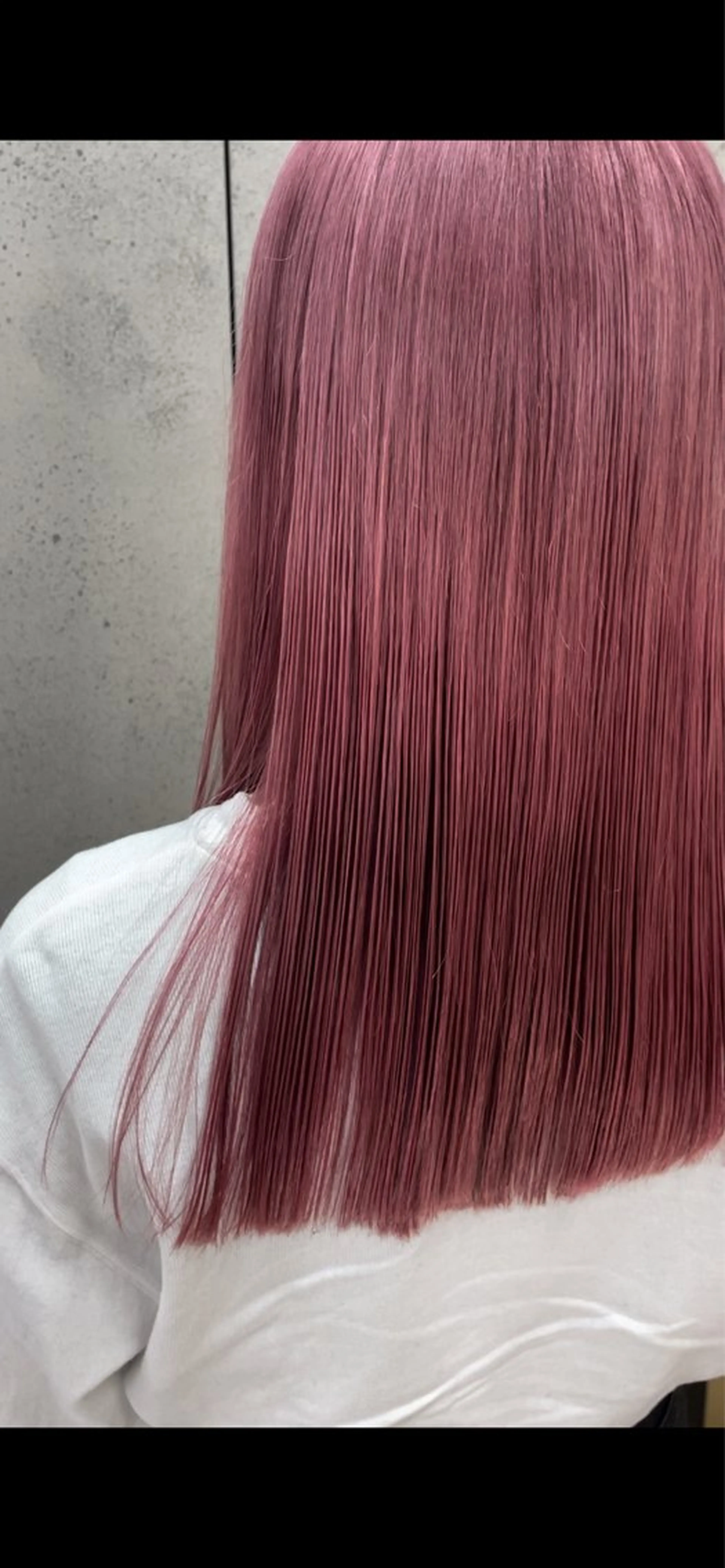 セミロング ヘアカラー トリートメント カットモデル募集中/ vain はるのヘアスタイル