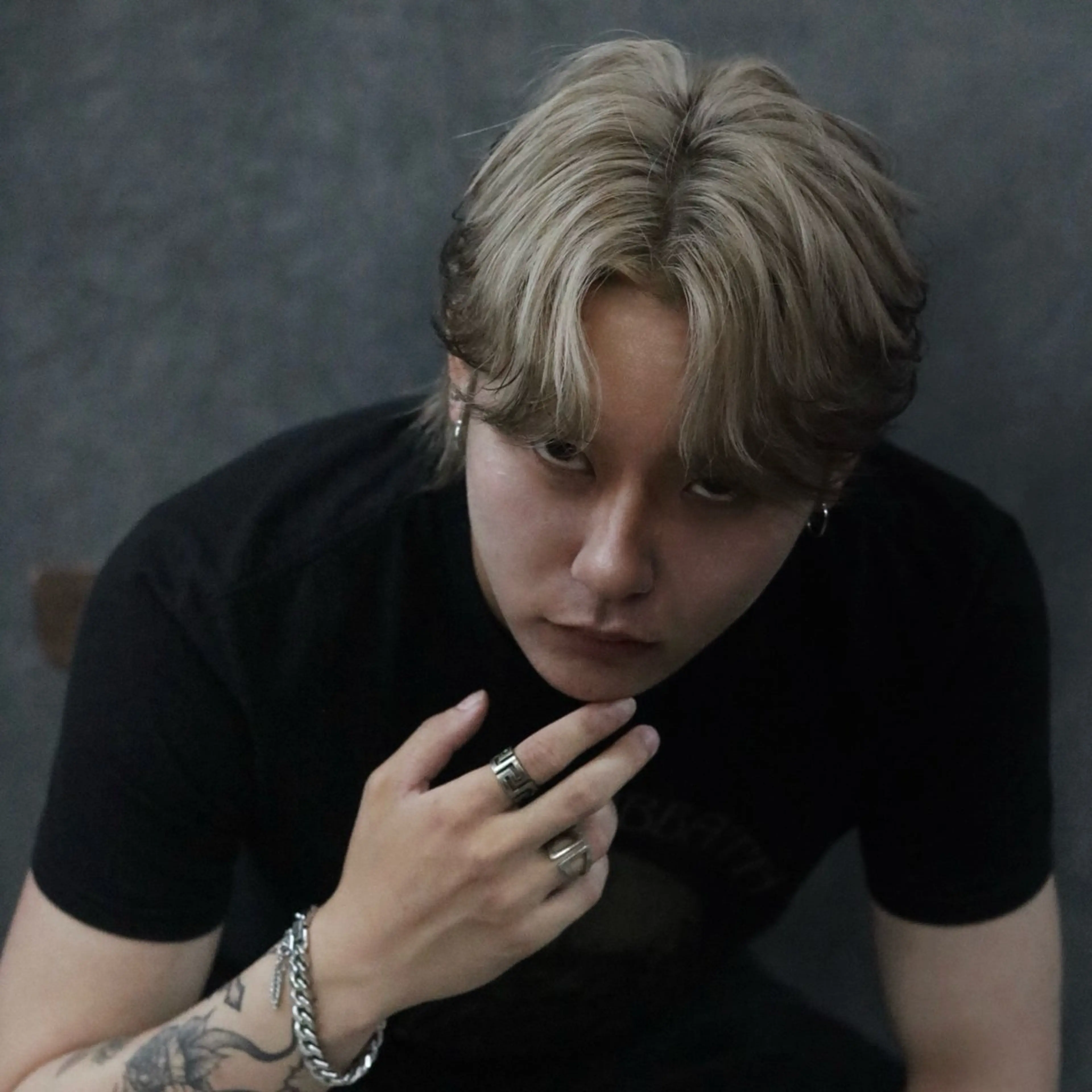 ミディアム メンズ ヘアセット メンズカット特化🐺 ウルフ[店長]置塩祥のヘアスタイル