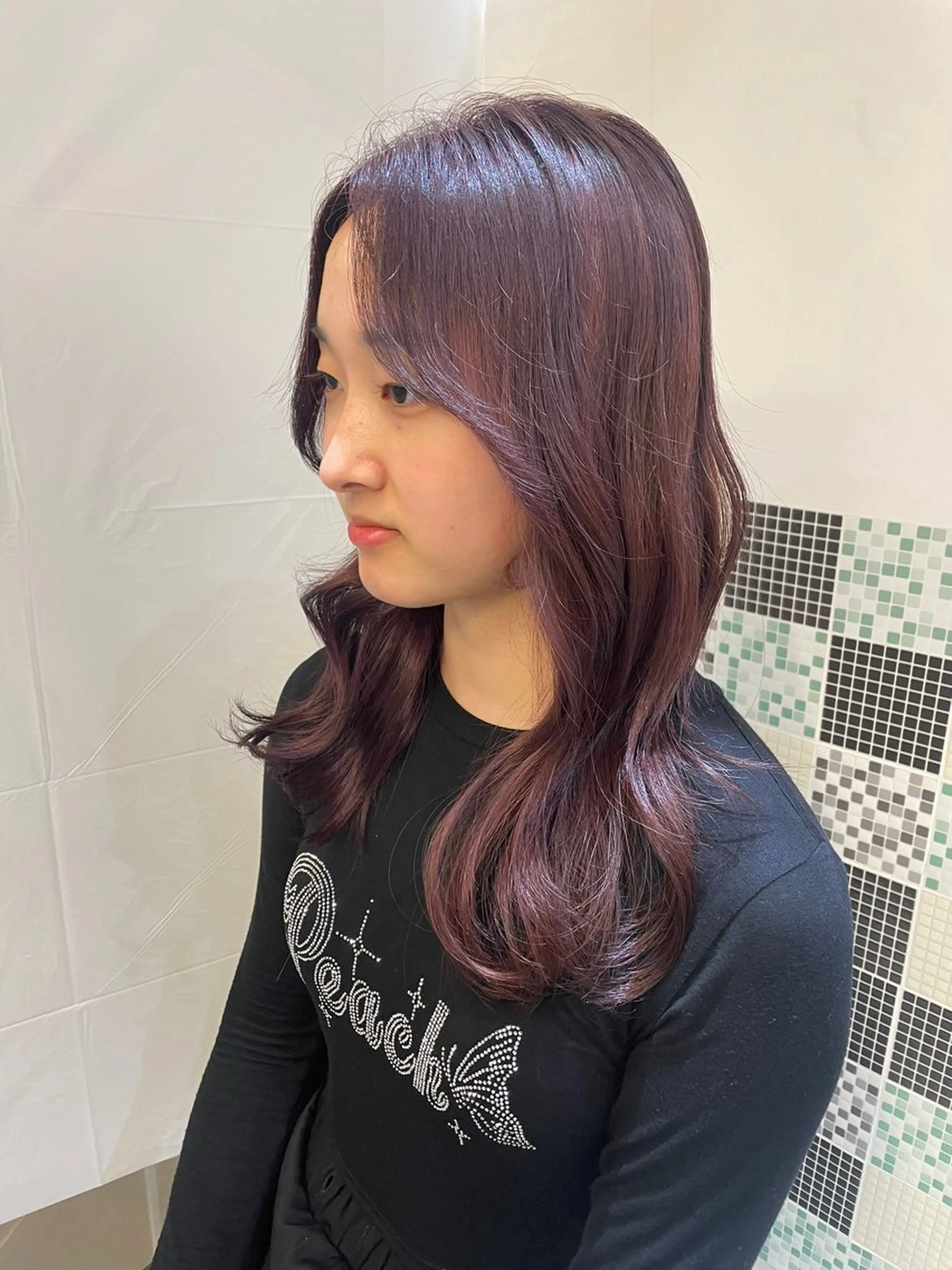 ✨2回目以降✨の方限定カラー&ツヤツヤトリートメント付き💭🌈鎖骨下➕1100円(土日祝➕550円)注意事項必読の写真