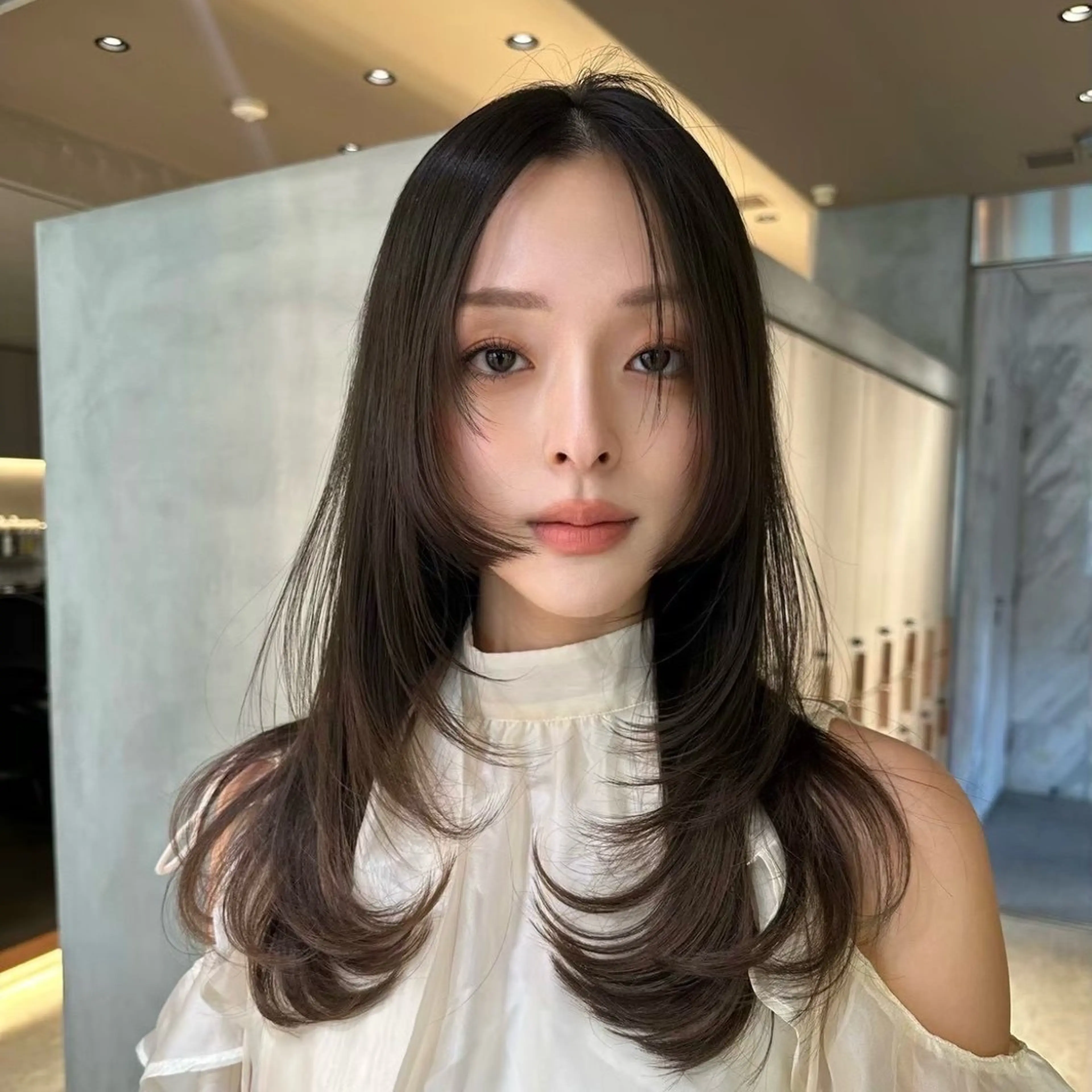 ロング ボブ／艶カラー ❣️マナミのヘアスタイル
