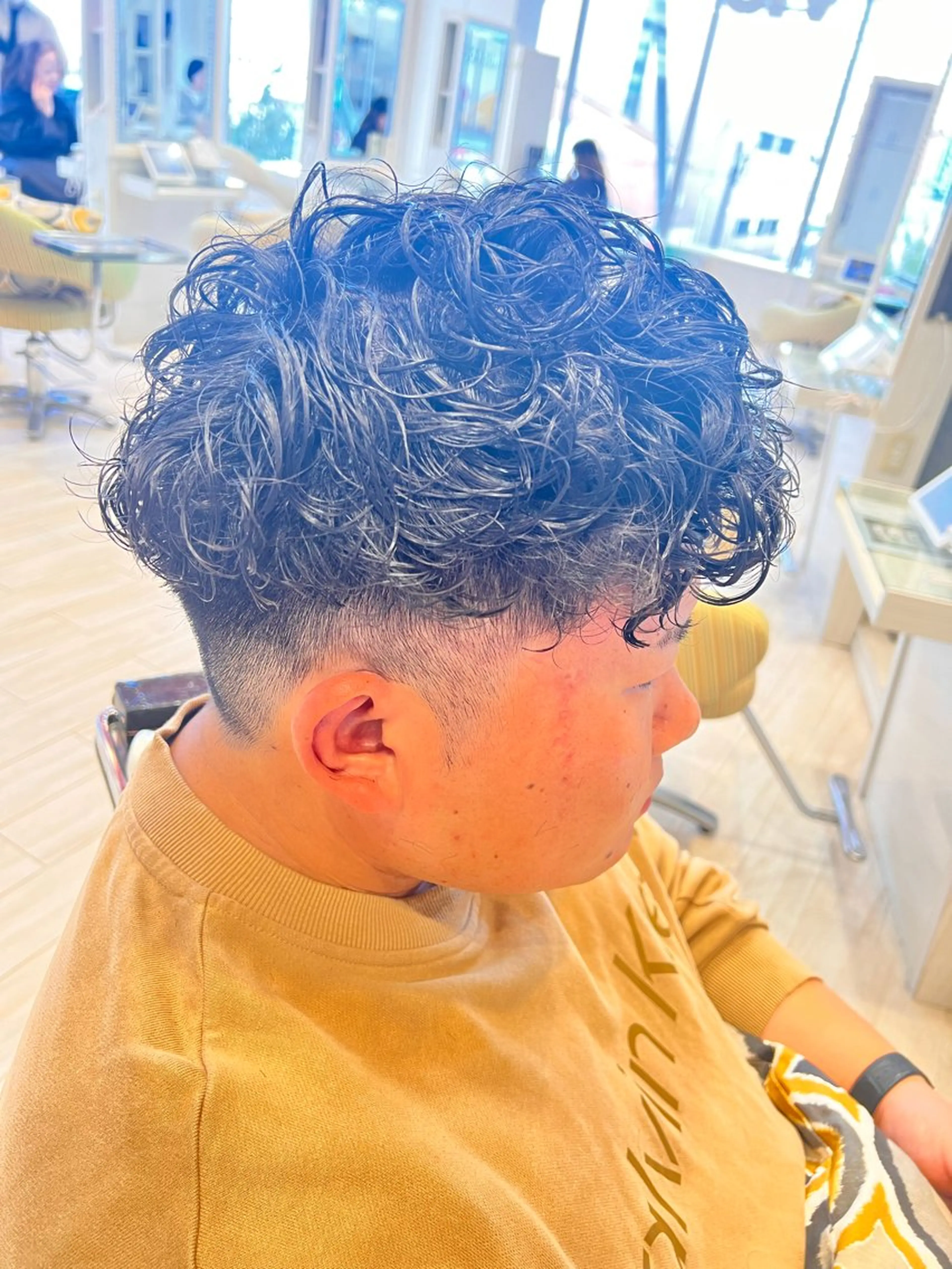 ショート パーマ パーマ メンズ特化☝️添田 好恵のヘアスタイル