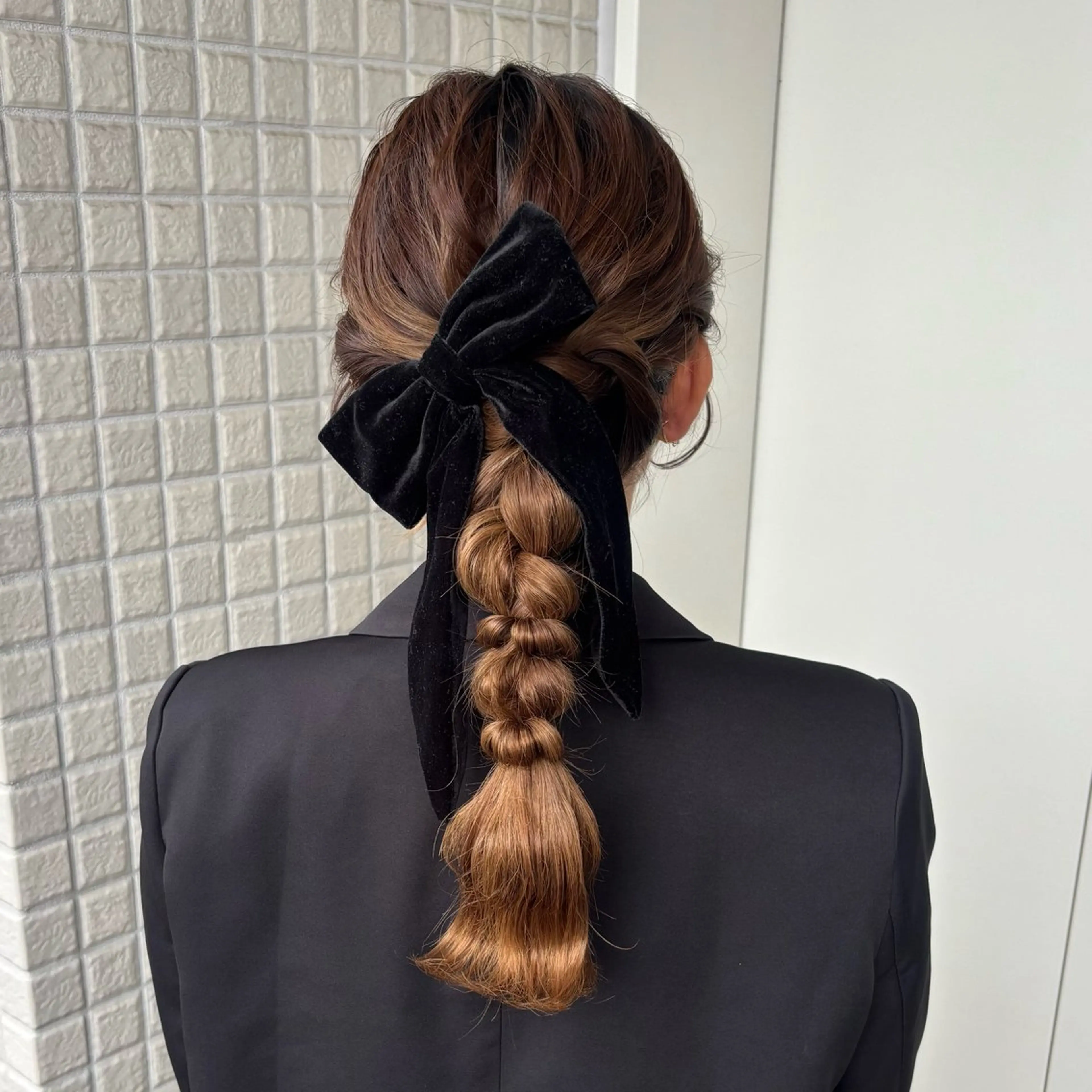 ヘアアレンジ ヘアセット 艶カラー🪡髪質改善 アレンジ🎀airiのヘアスタイル