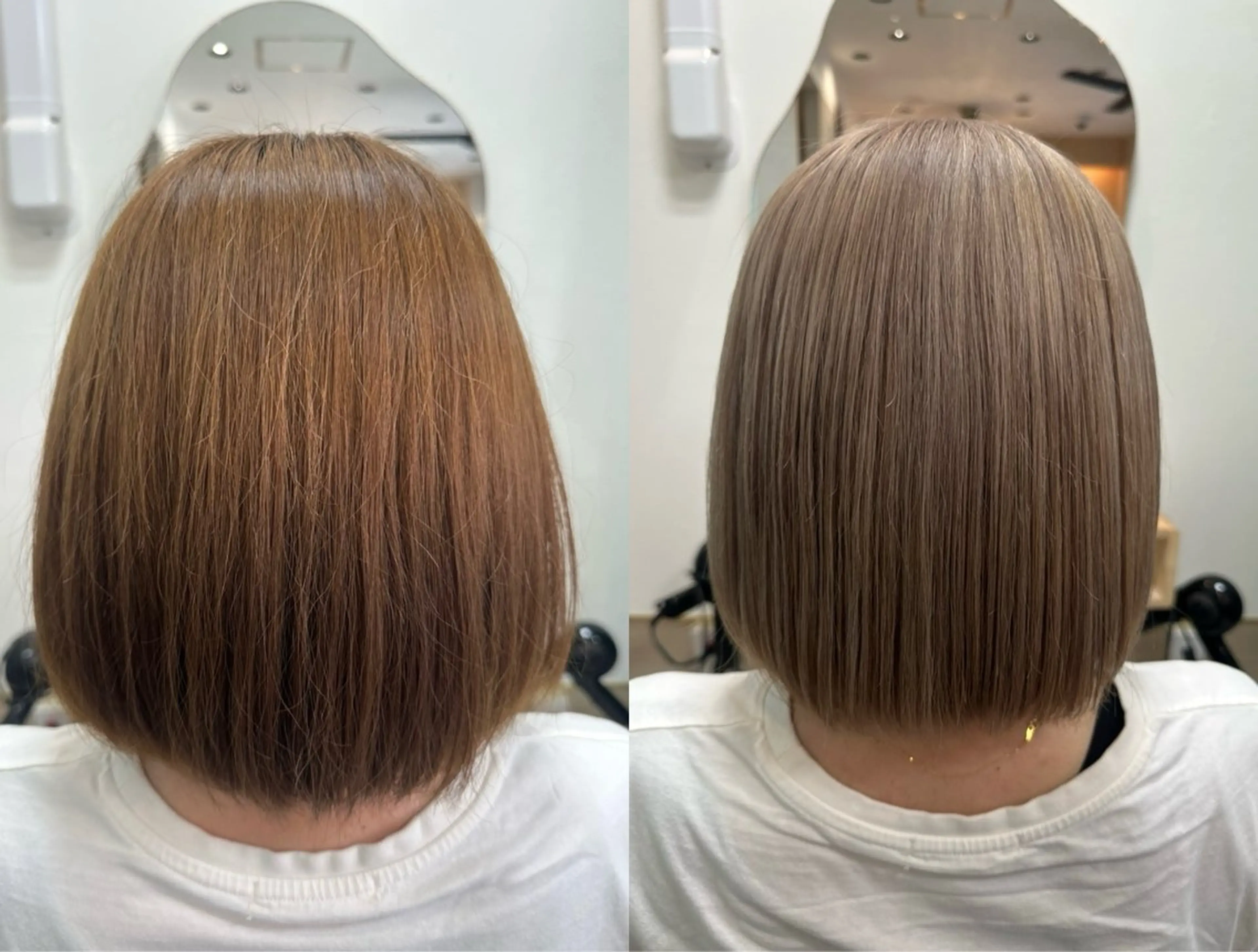 カラー ベージュカラー ミルクティーベージュ TELAHAIR岡野 春奈のヘアスタイル