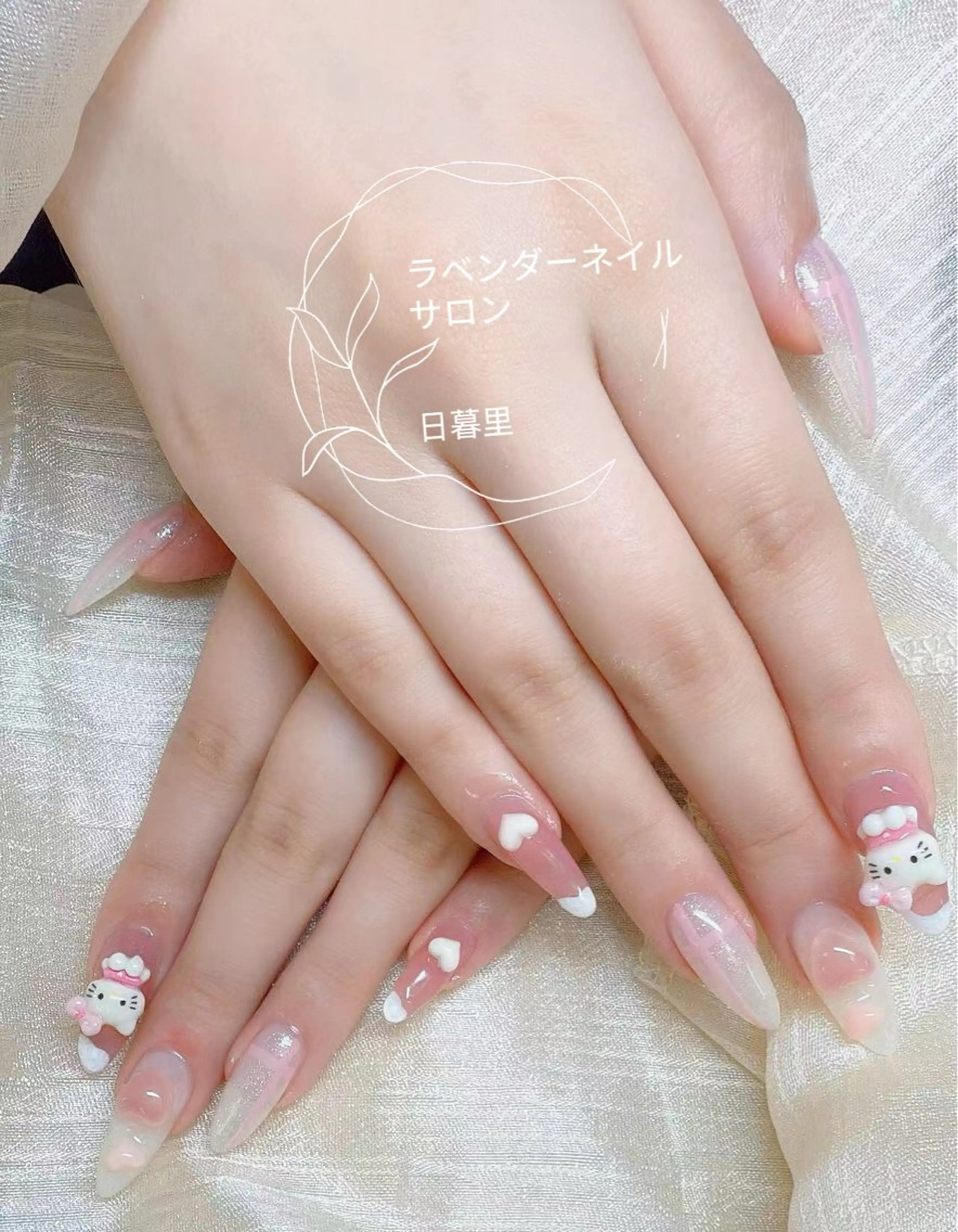 ネイル ラベンダー💖日暮里 ルル💖ネイルのネイルデザイン