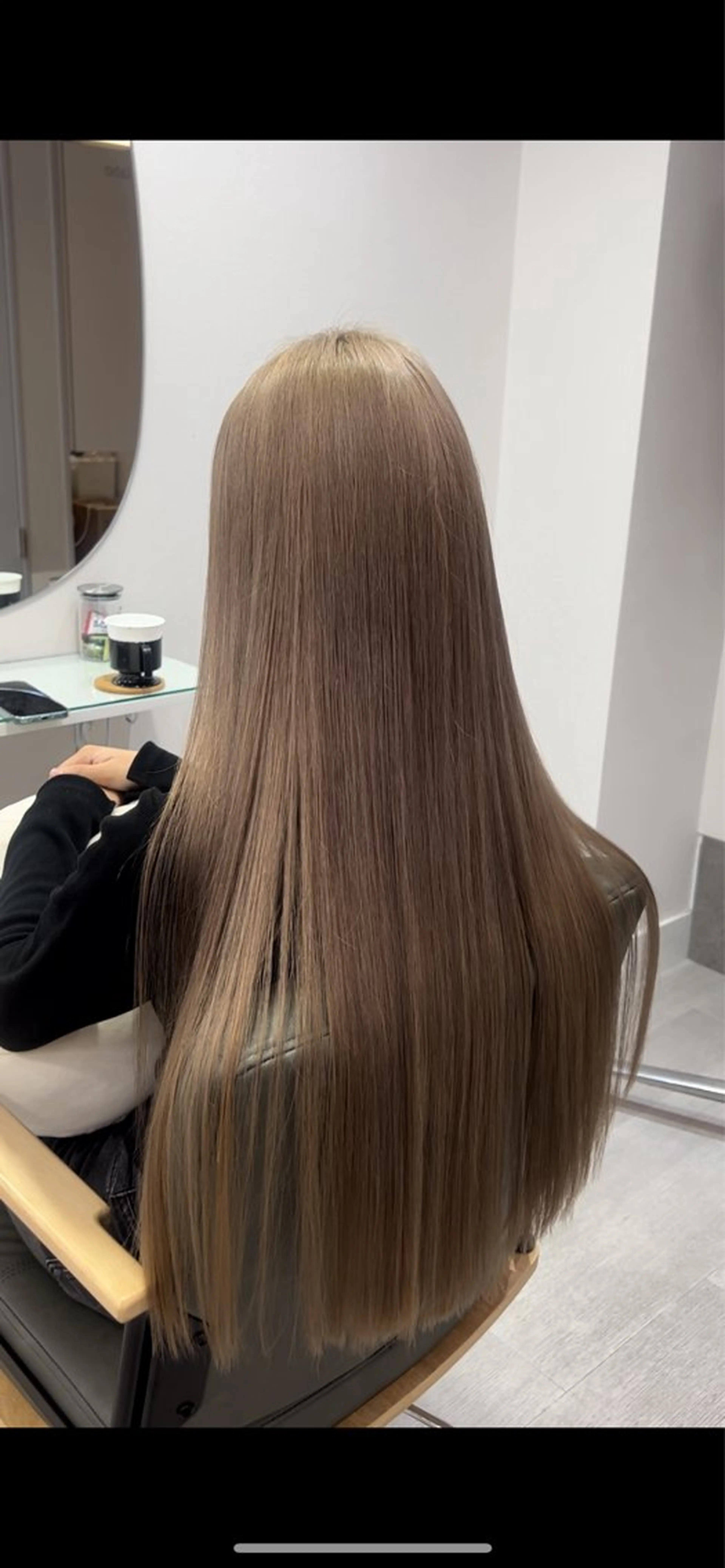 ロング カラー ベージュカラー ブリーチ ミルクティーベージュ ヘアカラー トリートメント 🍿川越torie MIREI🍿のヘアスタイル