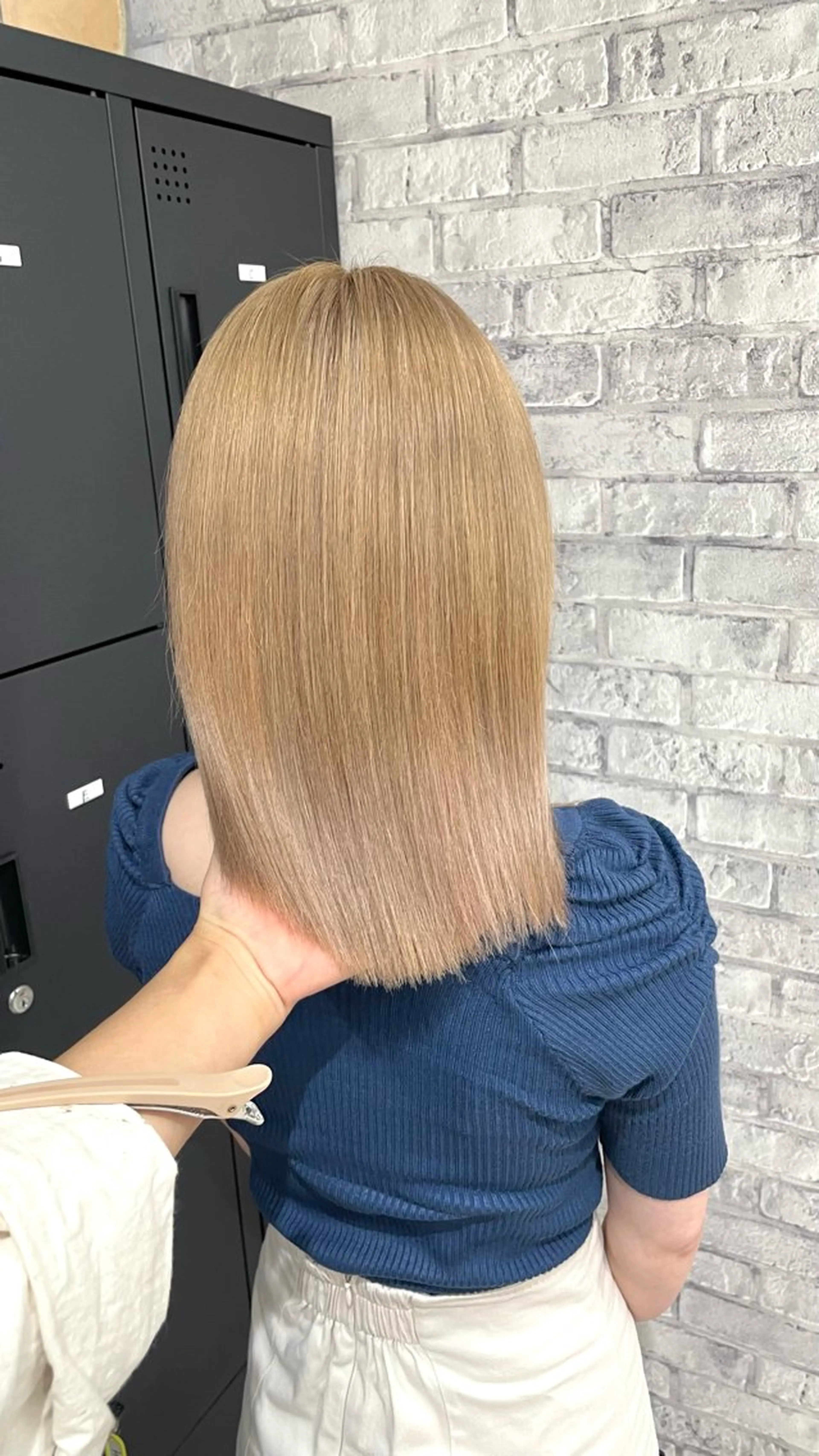 ミディアム カラー 🧸赤み消し🐾 ラベンダ/ミルクティのヘアスタイル