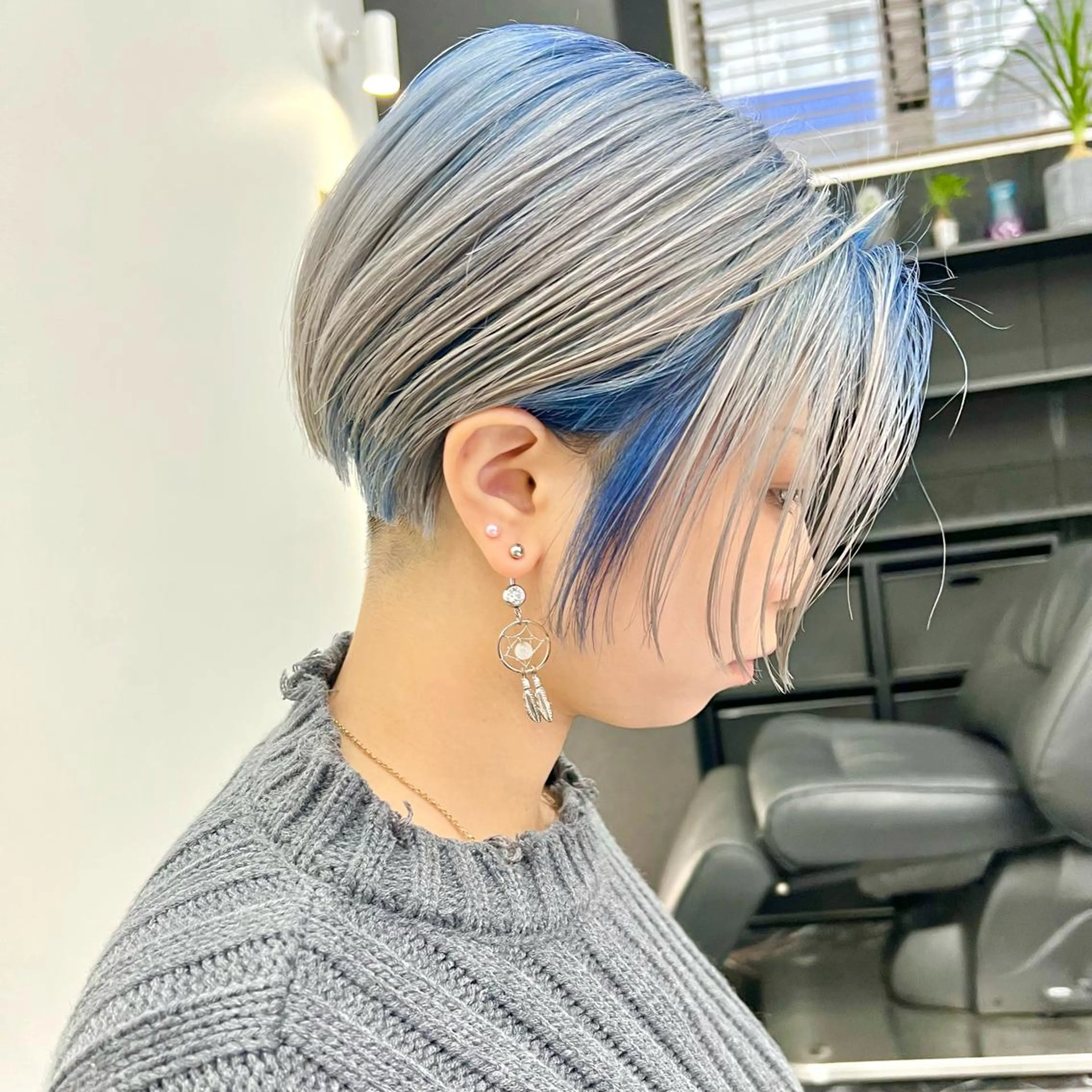 ショート カラー ブリーチ ハイトーンカラー ChuDuck所属・ケアブリーチ×ハイト ーン専門/SHOTAのヘアスタイル