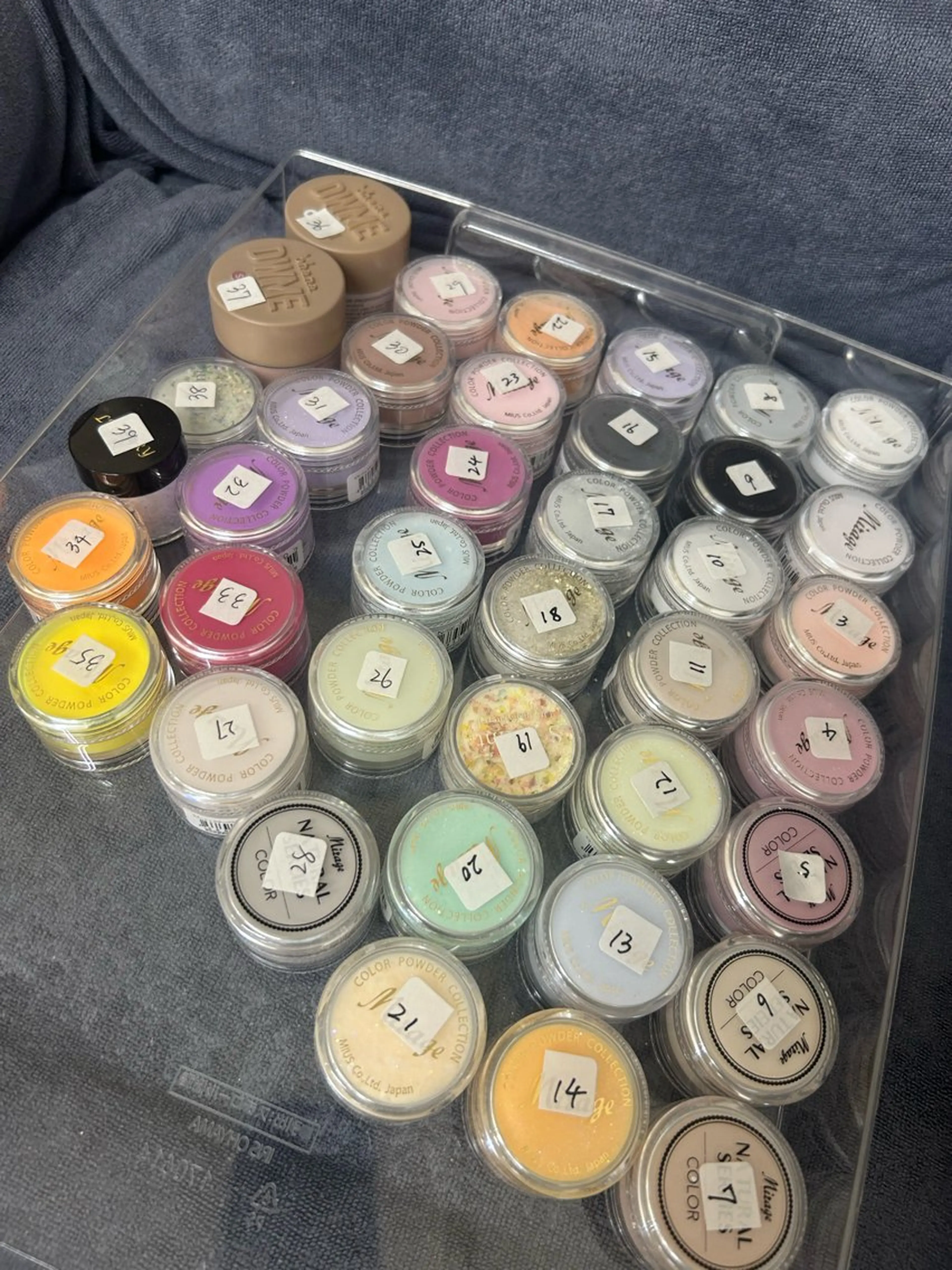 スカルプ✖️アクリルカラーパウダーの写真