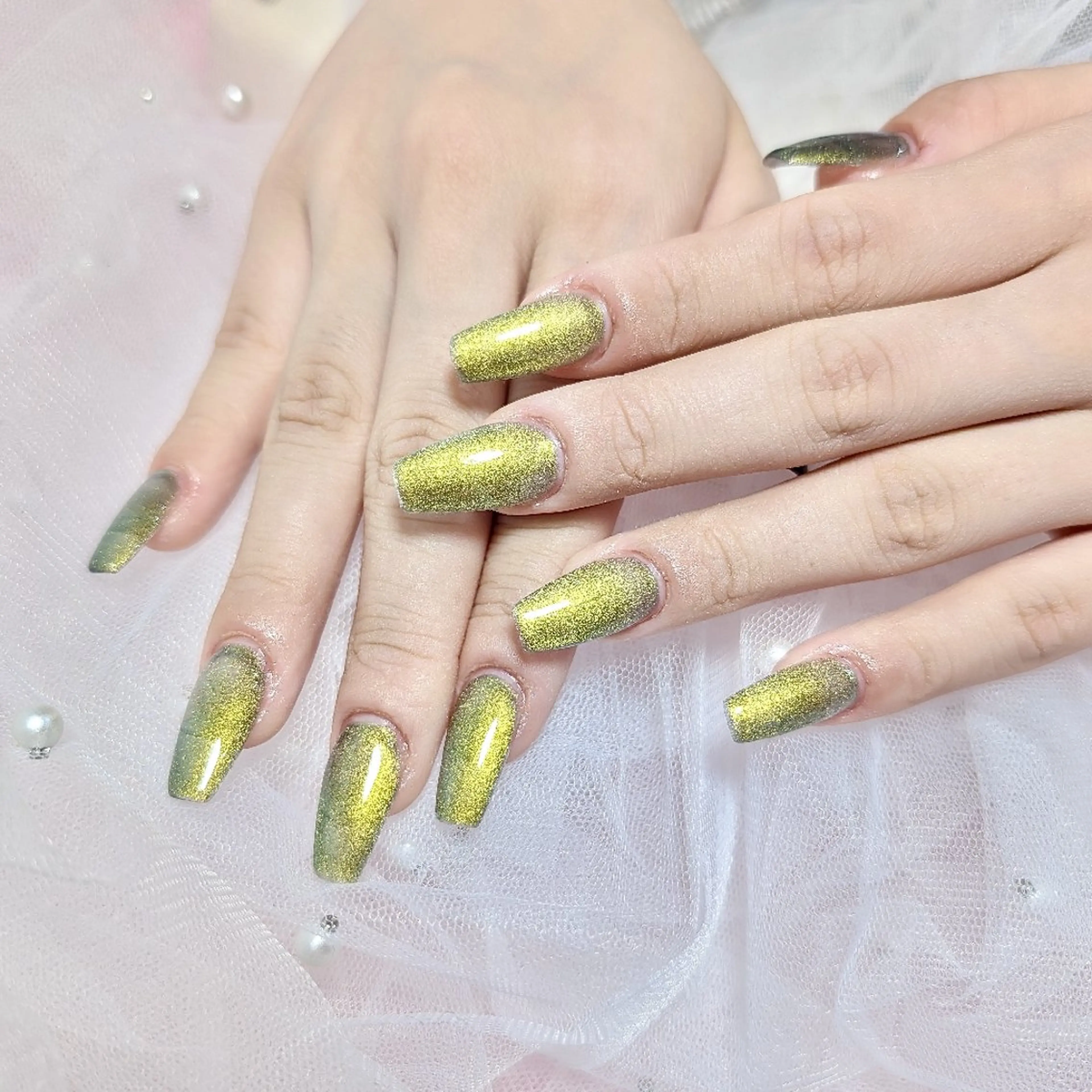 ネイル マグネットネイル ハンドネイル PINKY♡ YUIのネイルデザイン