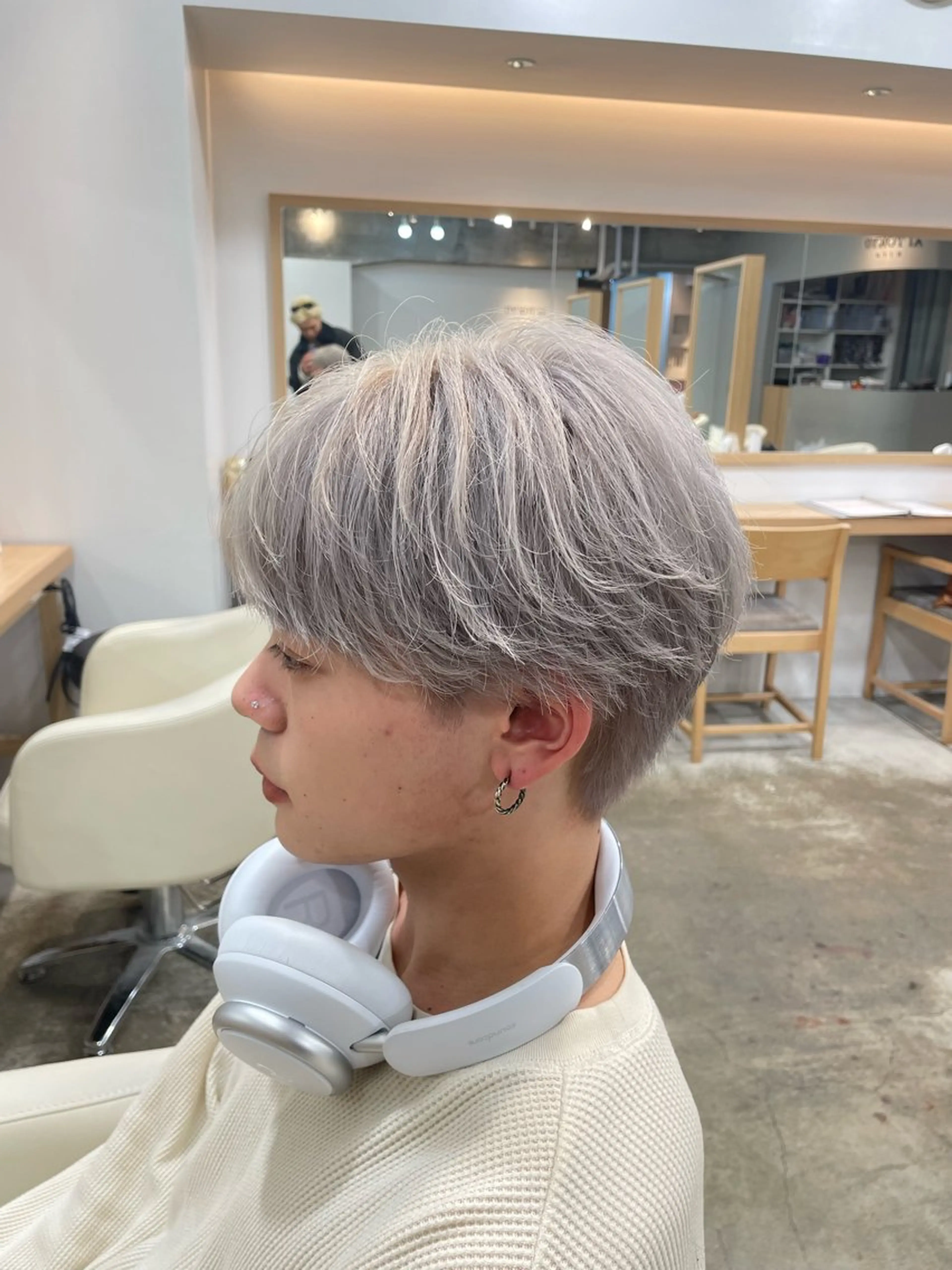 カラー メンズ カマタ ハルキのヘアスタイル