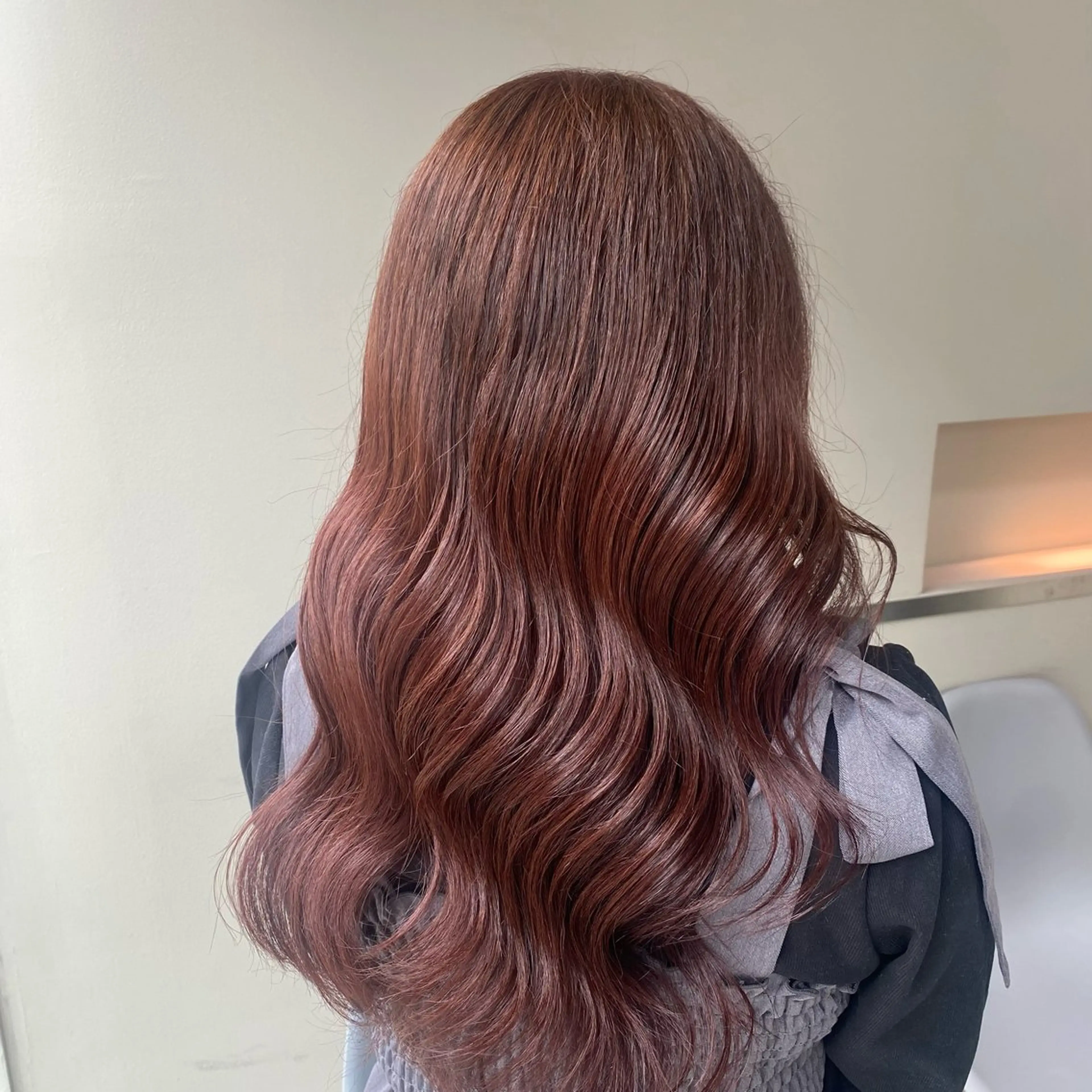 ロング カラー ブラウンカラー レッドカラー レッドブラウン 大硲 綾乃/ 暖色カラー❤️🔥のその他イメージ