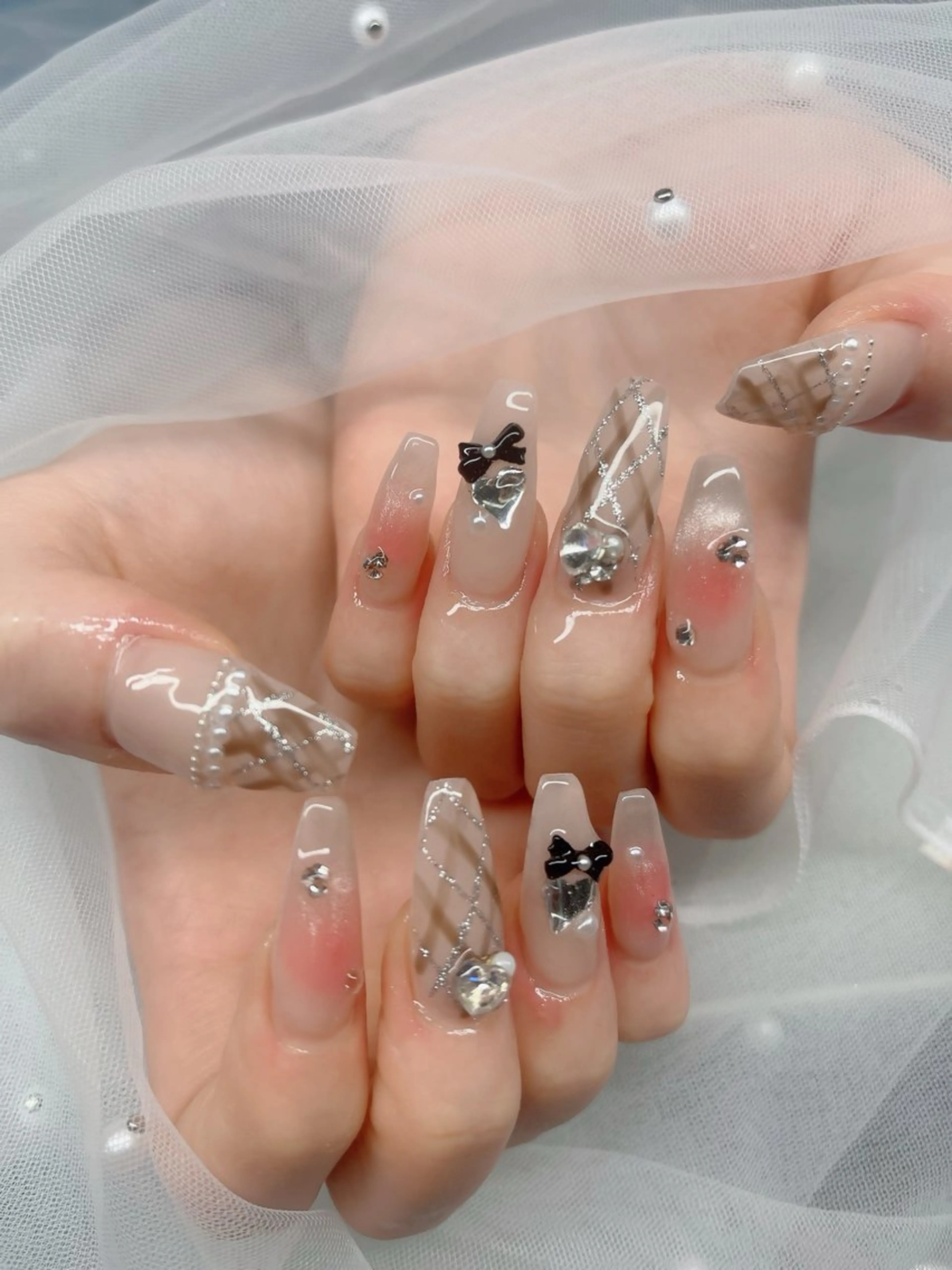 ネイル ハイネイル 自宅サロンのネイルデザイン