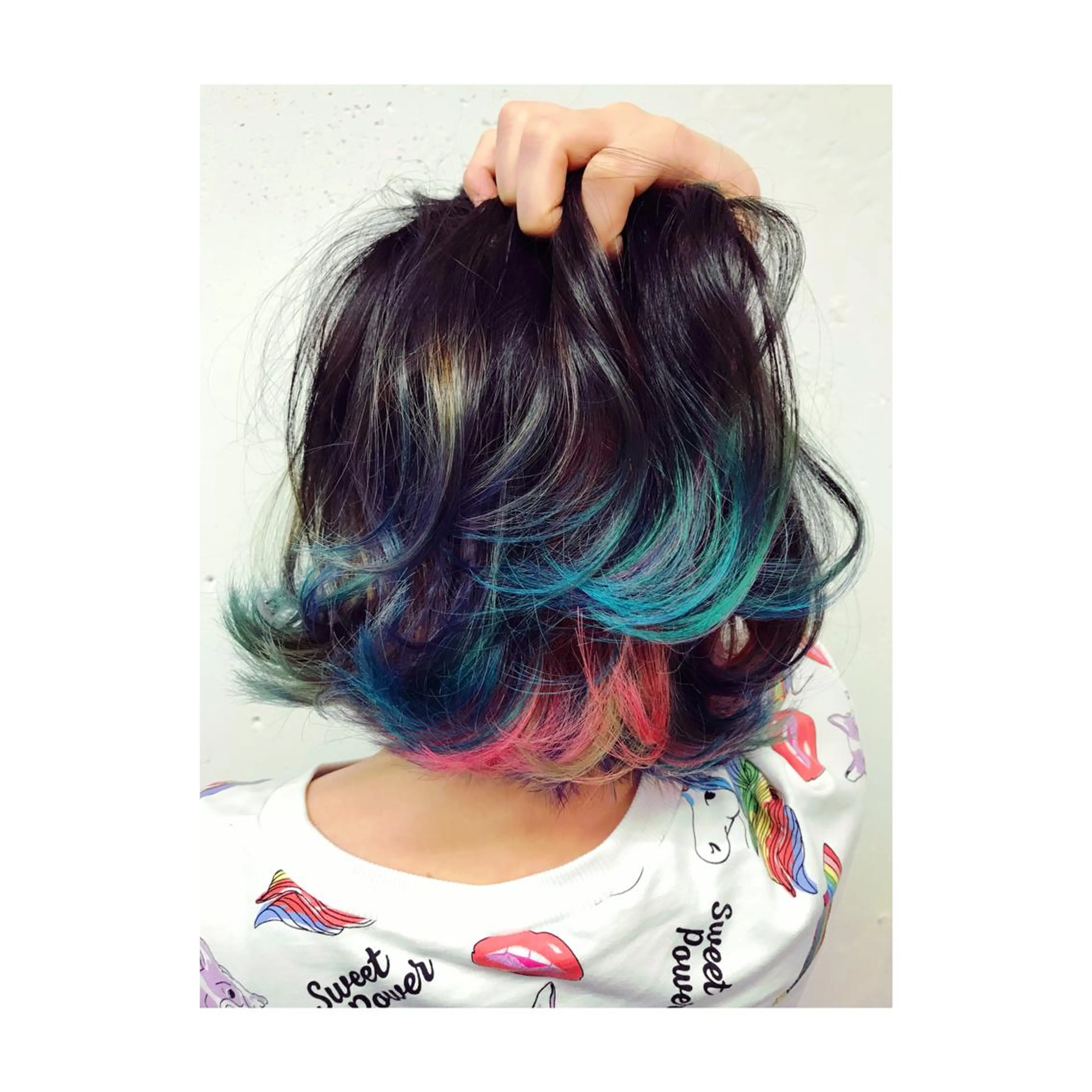 外国人風ブリーチカラーの写真