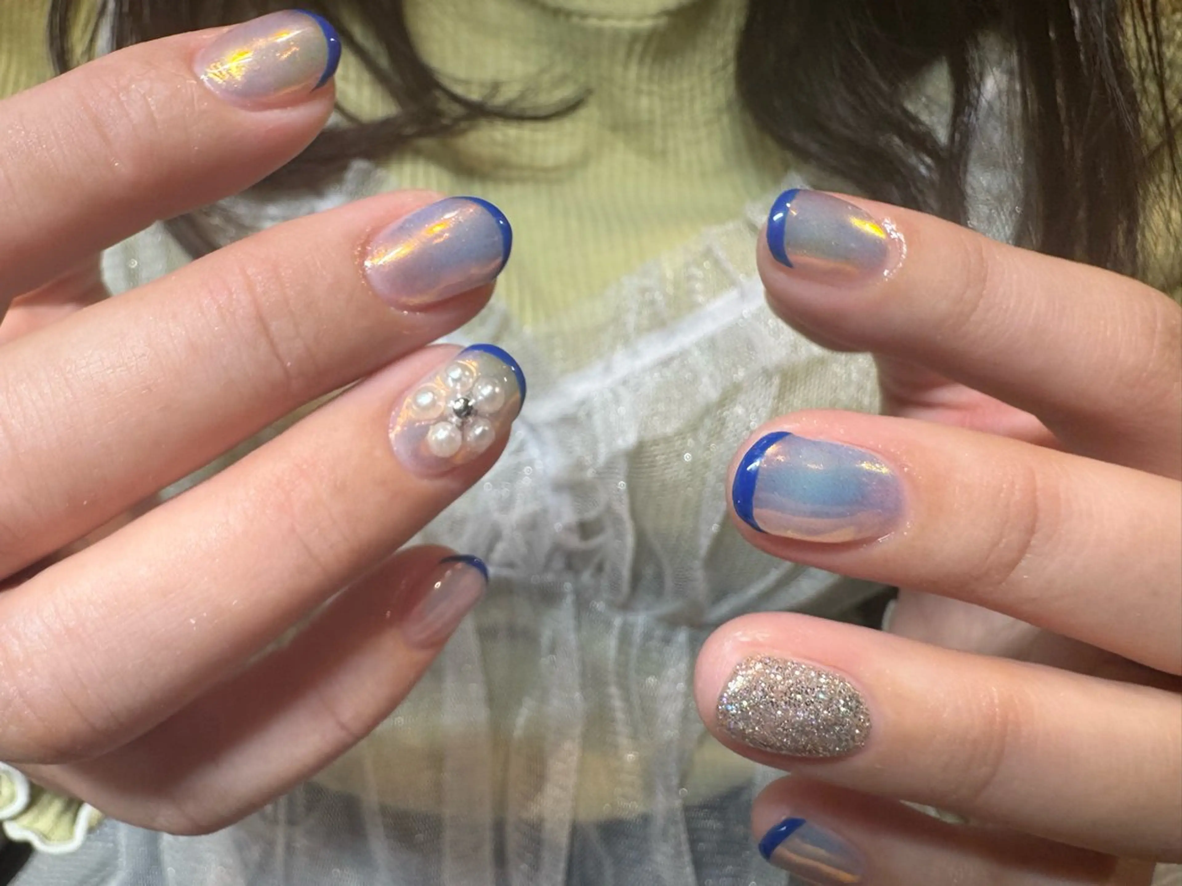 ネイル 春ネイル ハンドネイル tsumeasobi 🪬macoのネイルデザイン