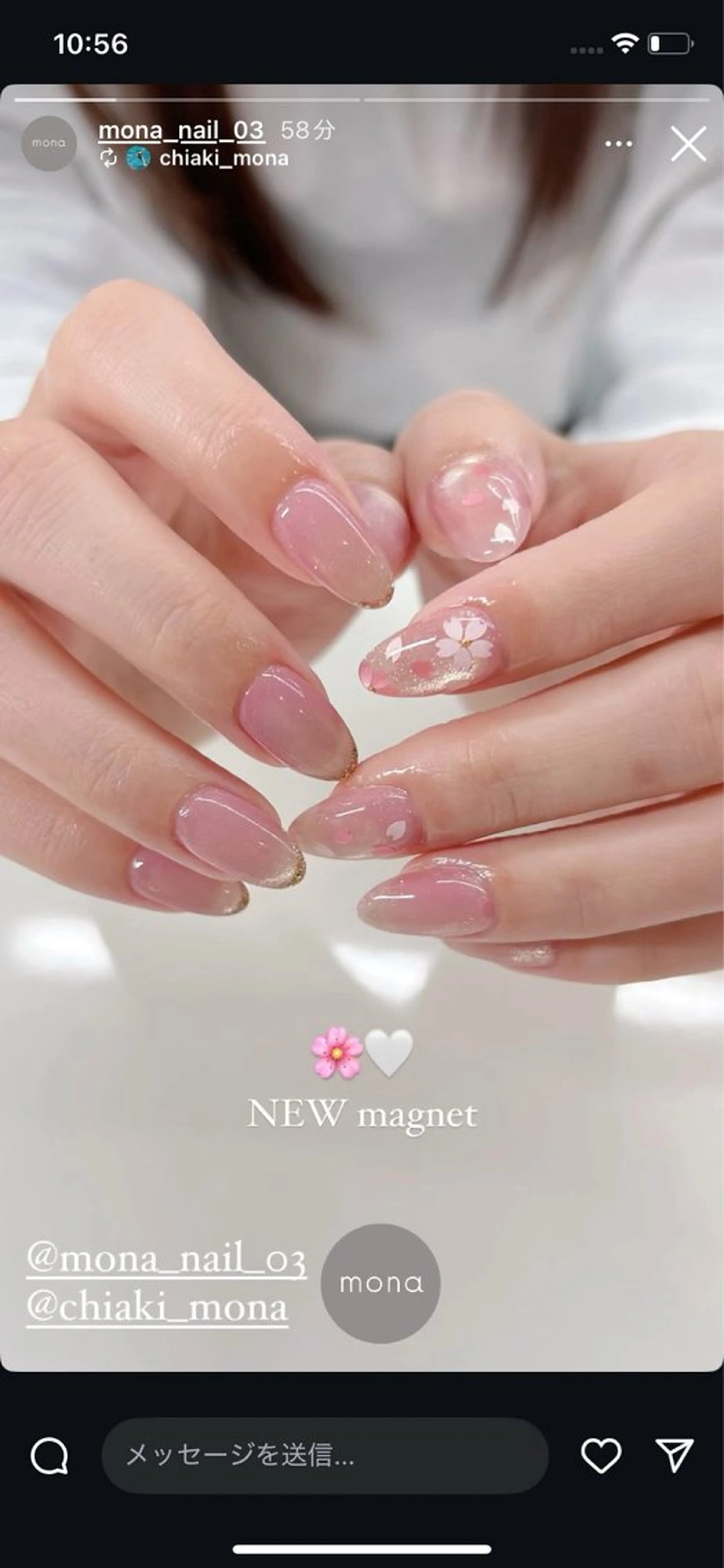 ネイル ハンドネイル mona .sAMI♡のネイルデザイン