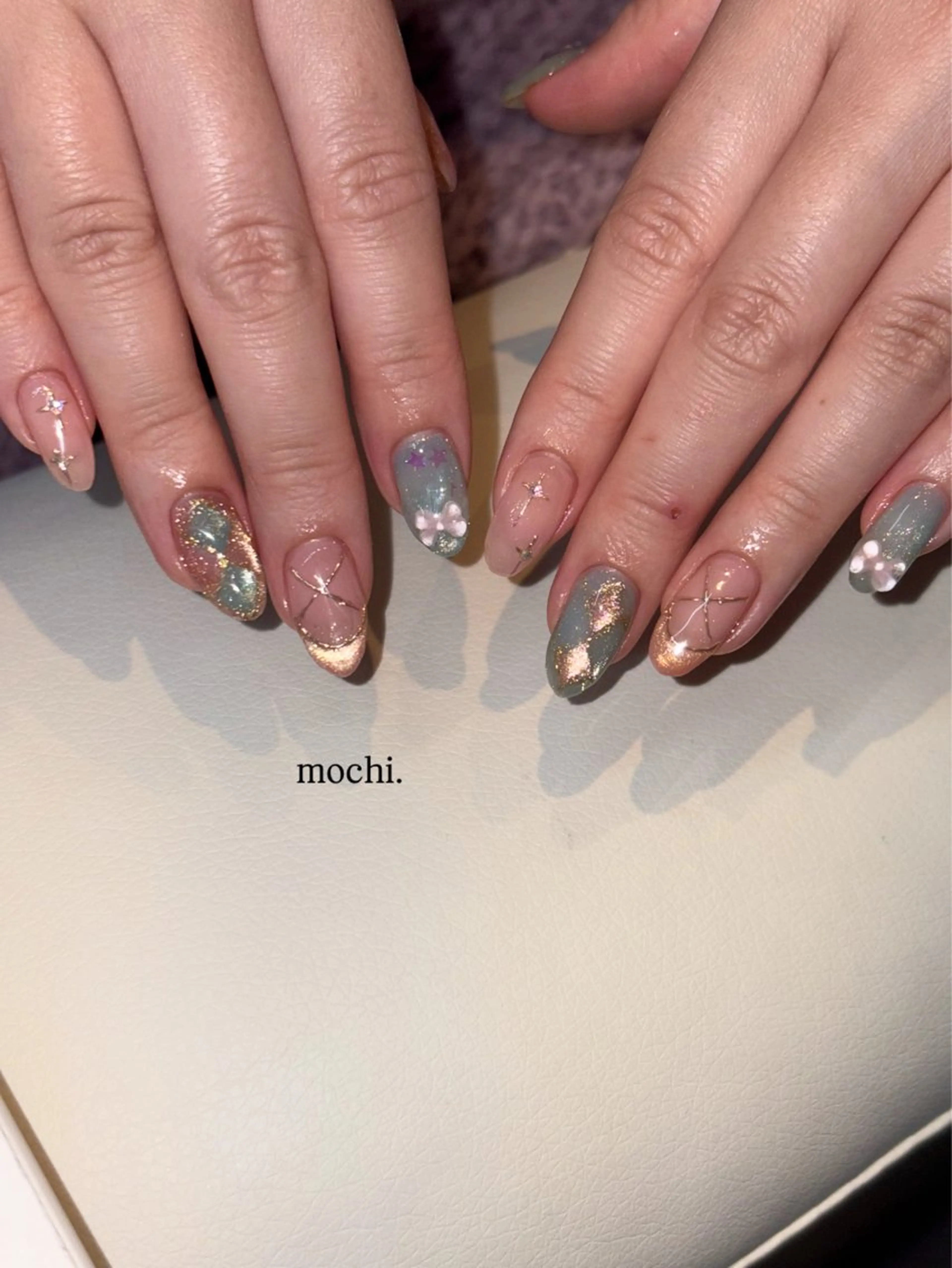 ネイル フットネイル mochi.所属・mochi. nail🌿のネイルデザイン