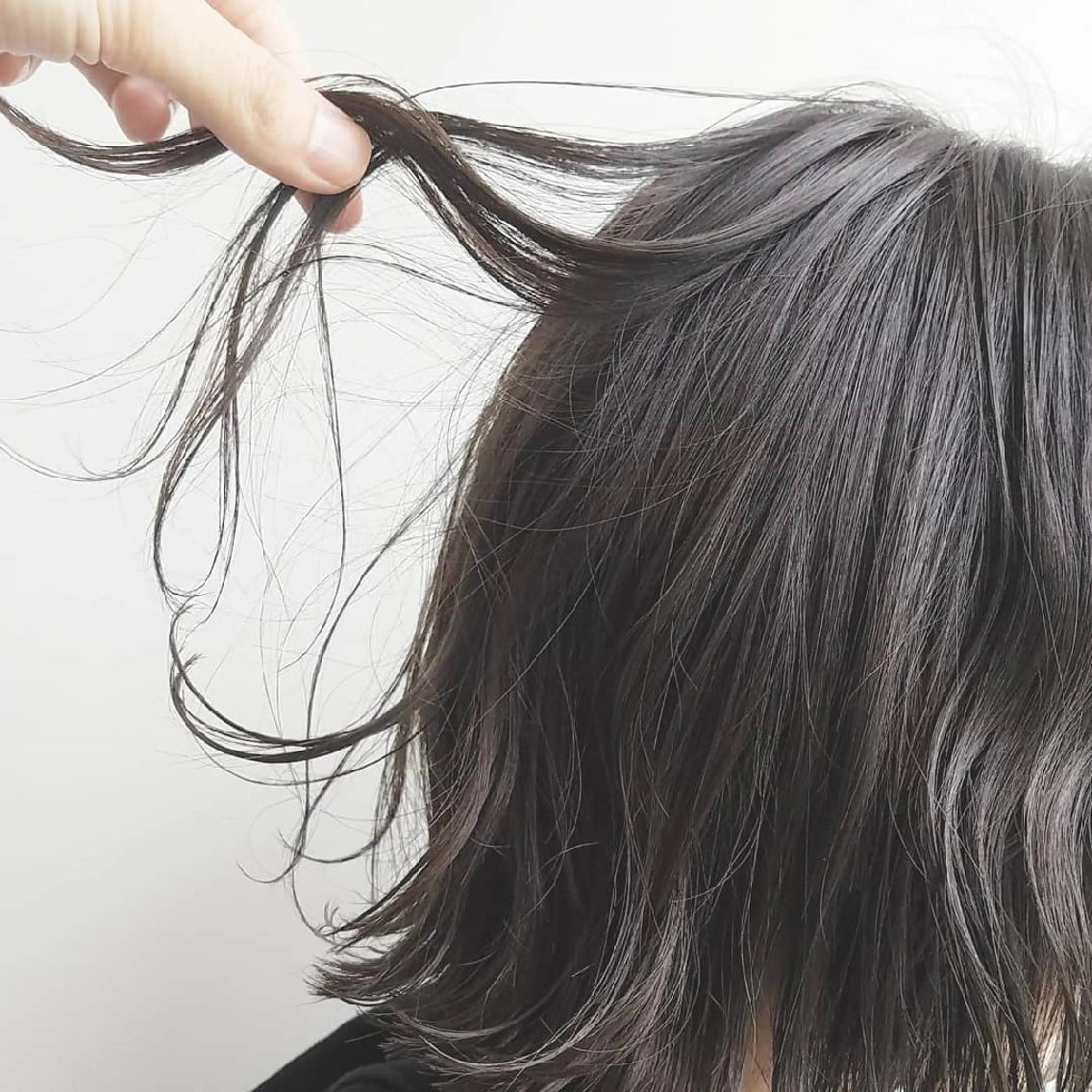 ミディアム カラー ヘアアレンジ ネイル マツエク・マツパ グレージュ 赤色 iplus まつげ、眉毛、耳つぼのマツエク・マツパデザイン