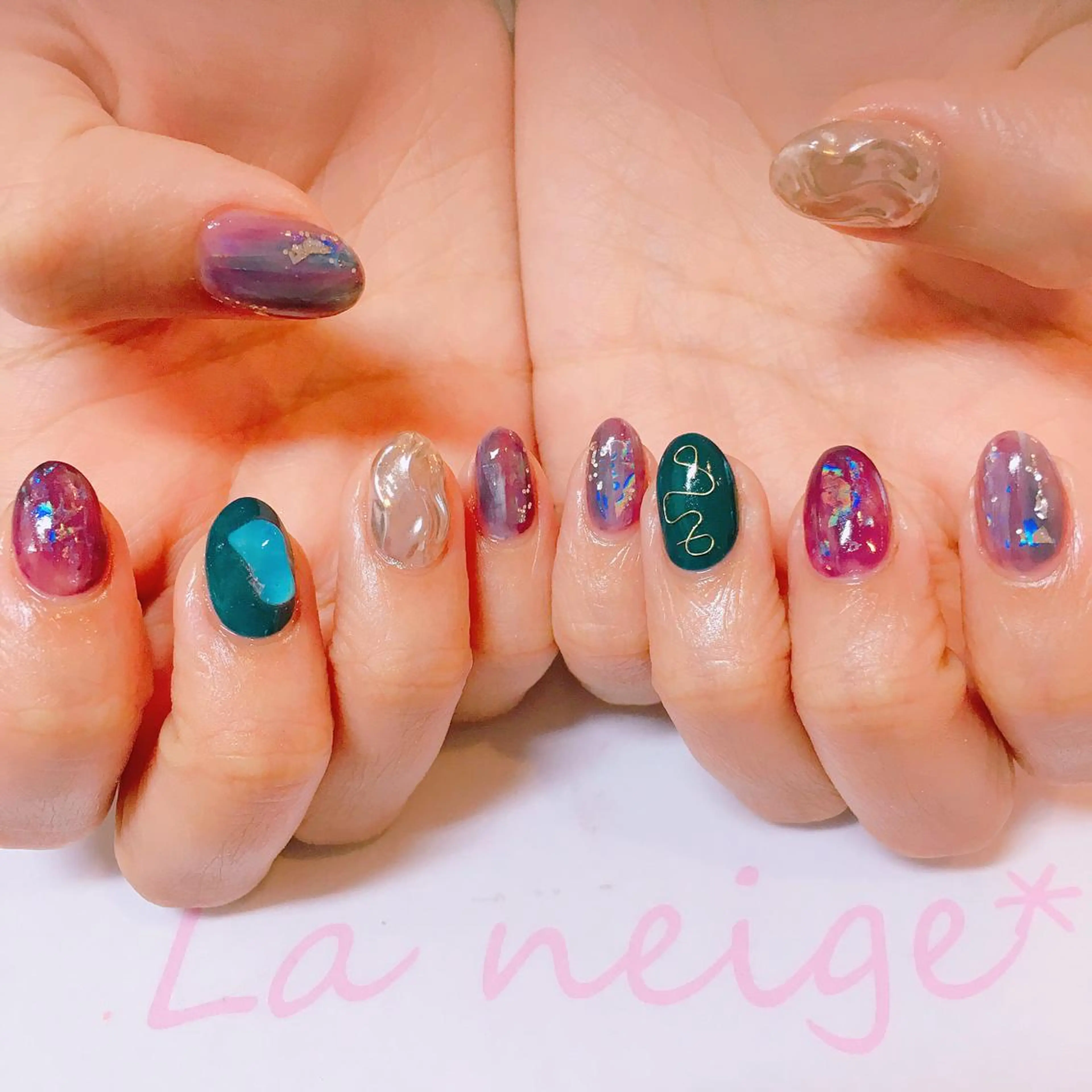 ネイル La neige* yuki 🐩🌙のネイルデザイン