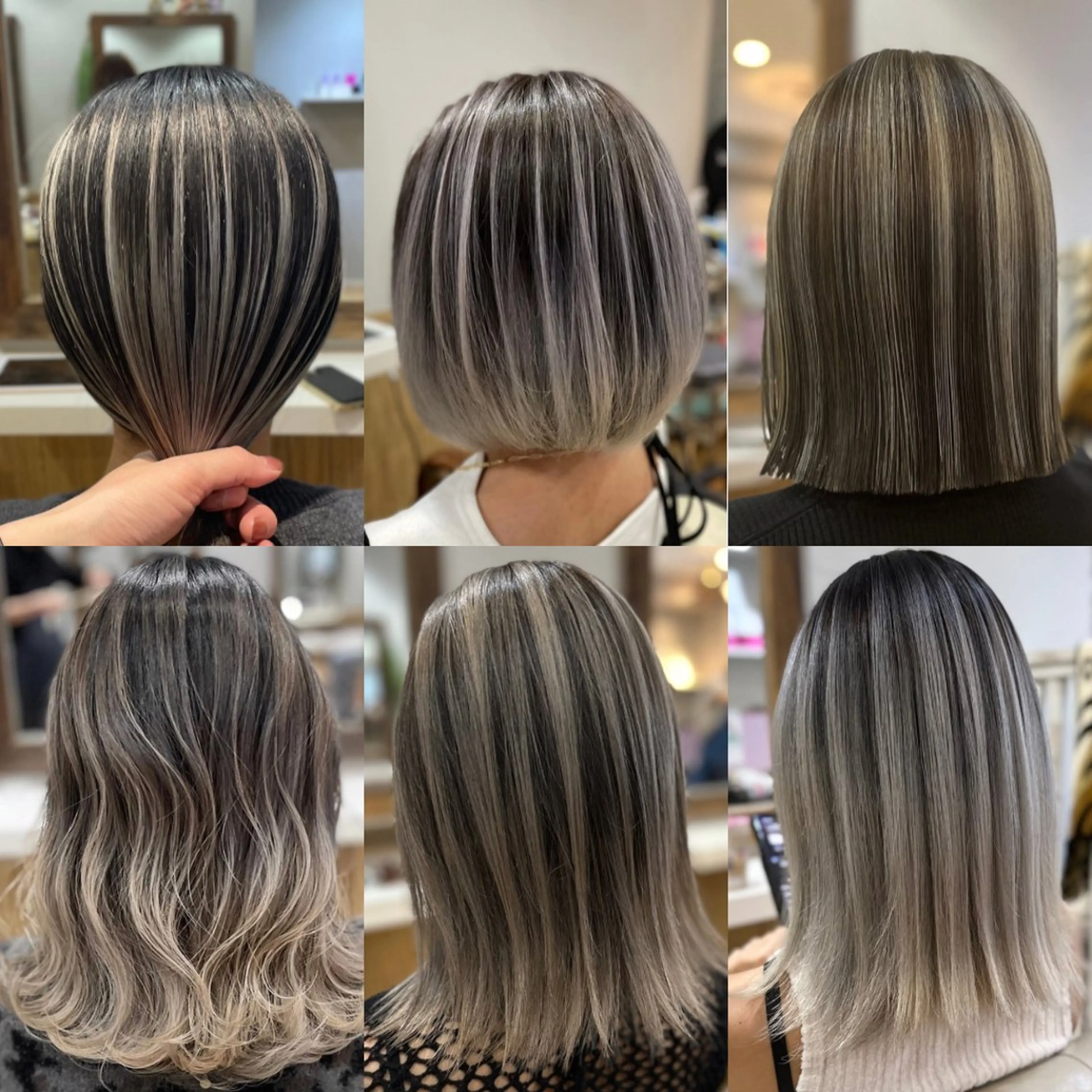 ミディアム ハイライト レイヤーカット 村松圭介 立川駅徒歩3分のヘアスタイル