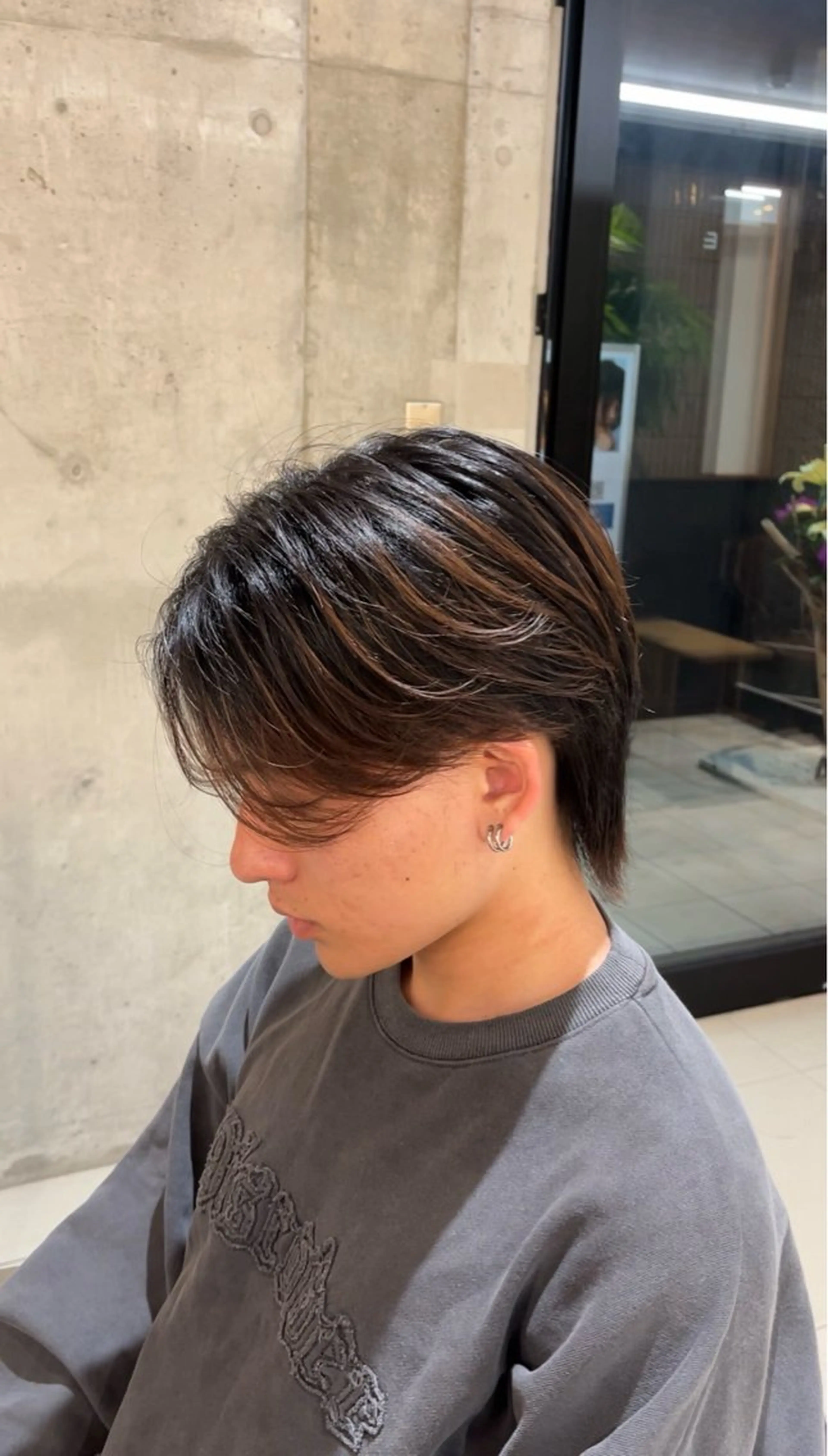 メンズ センターパート 花澤 孝太/メンズヘアのヘアスタイル