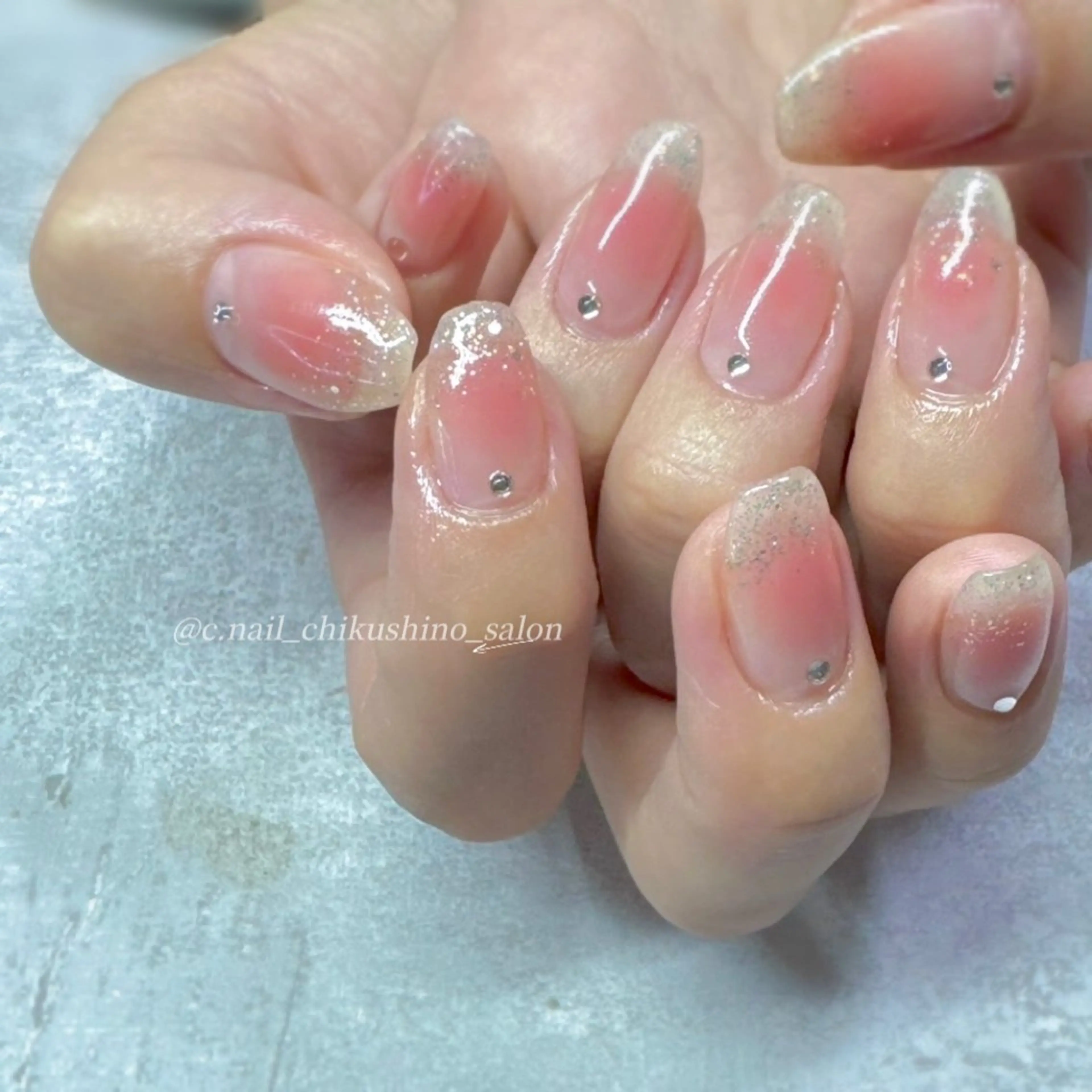 ネイル ワンホンネイル ハンドネイル C.Nail &Eye筑紫駅のネイルデザイン