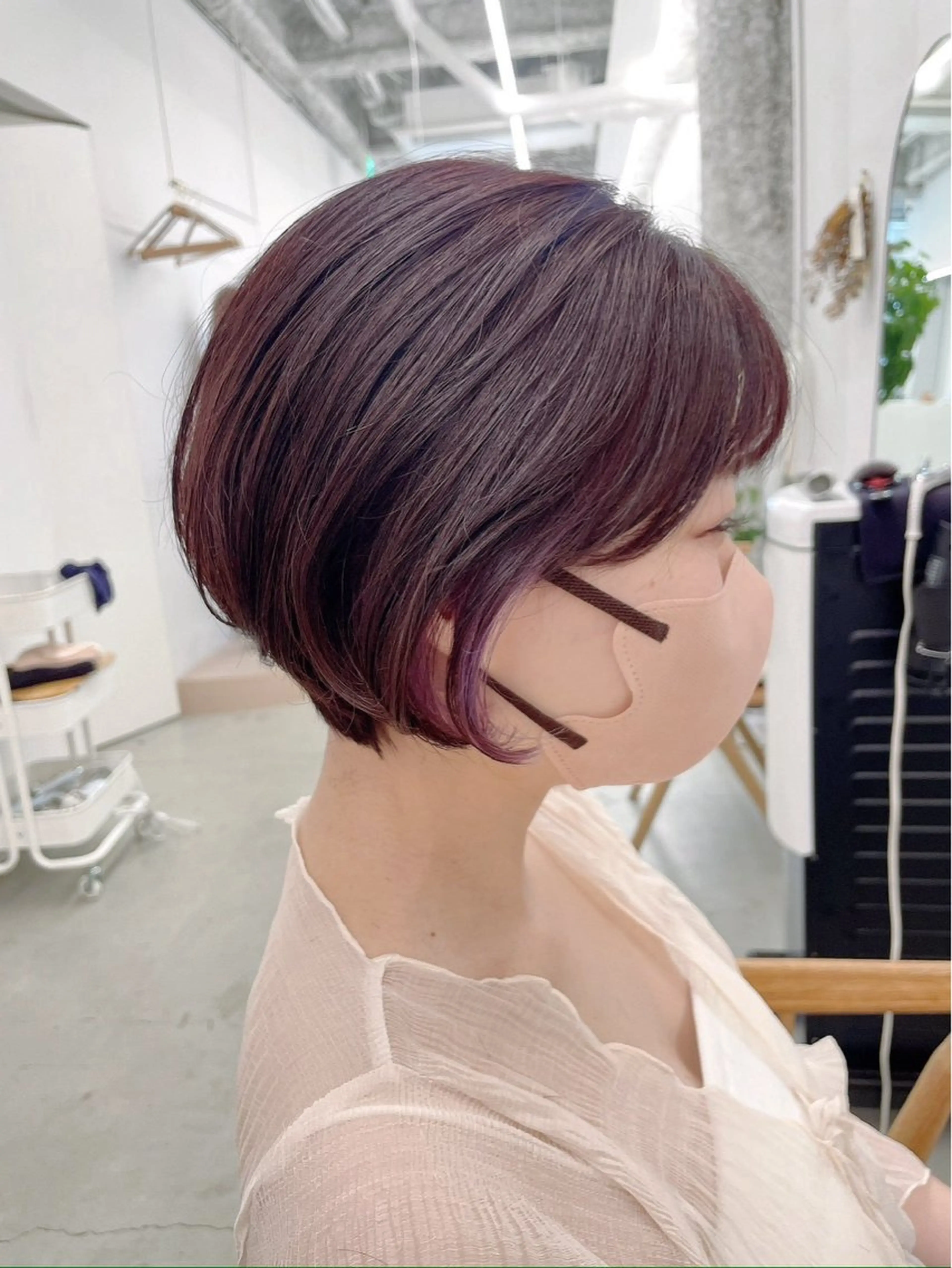 ショート カラー 💐花屋併設💐 宮園　雛羽のヘアスタイル