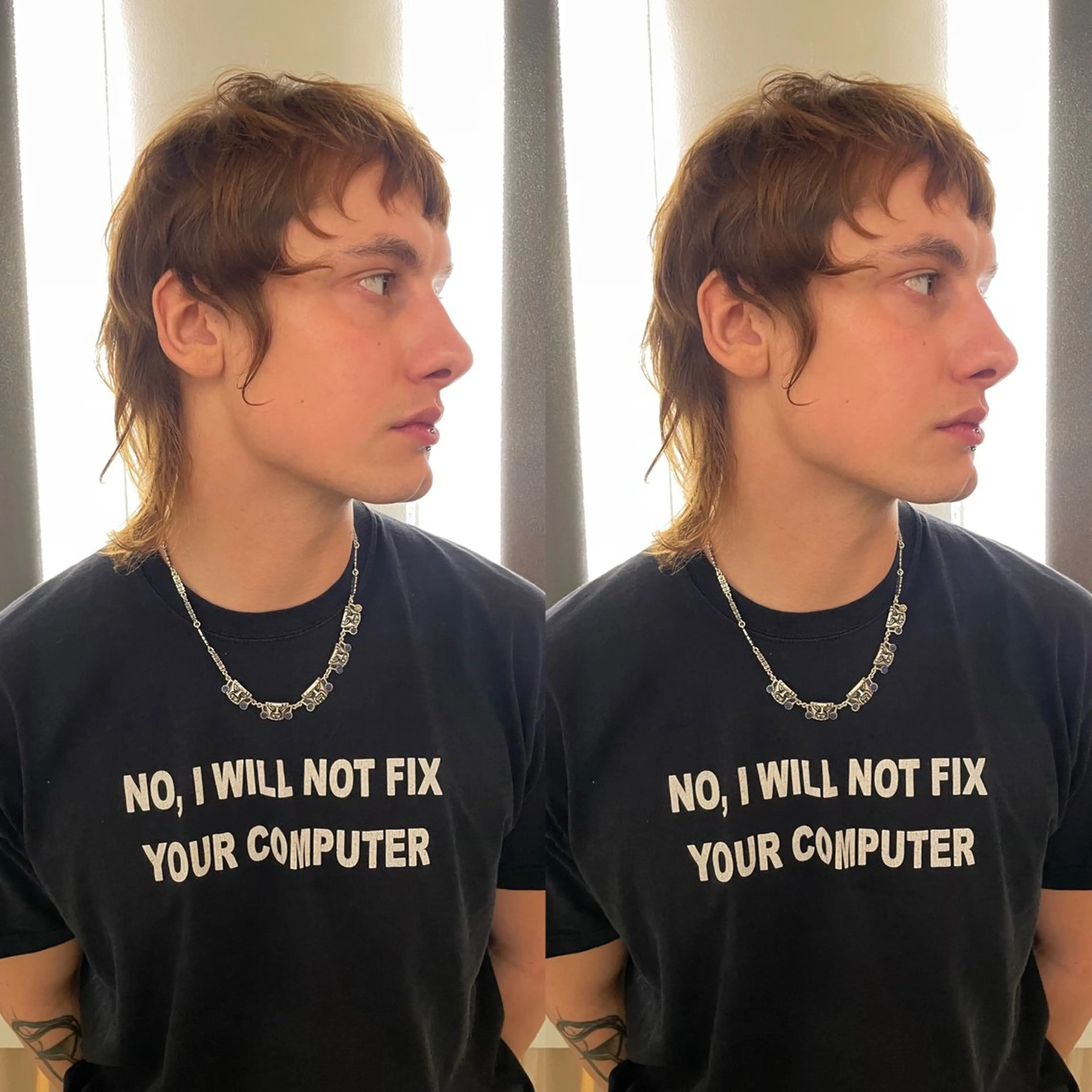 ショート レイヤーカット マレットヘア ショートヘア デザインカラー★★★ Haco+shihoのヘアスタイル