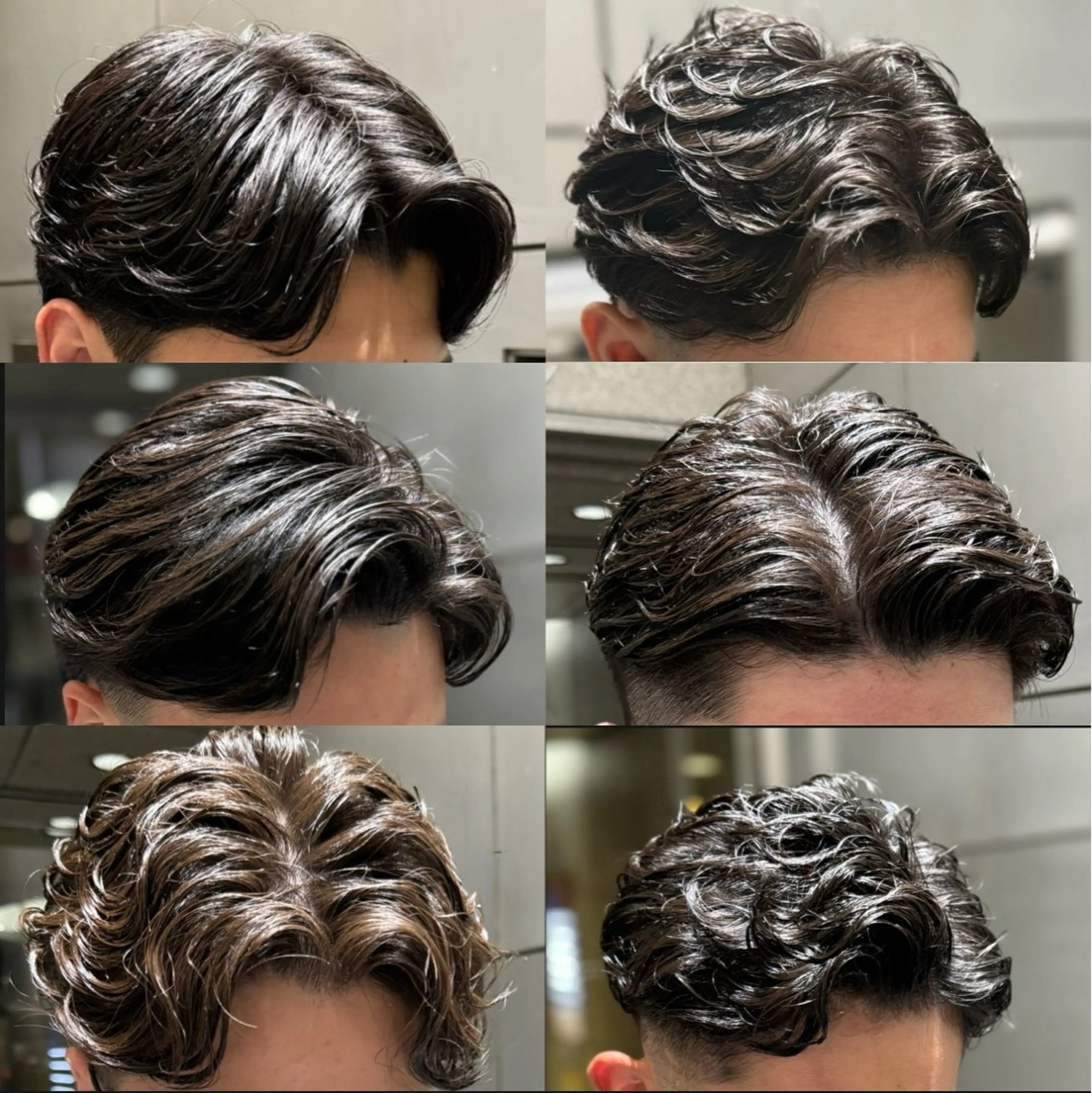 ミディアム カット パーマ 木下 翼のヘアスタイル